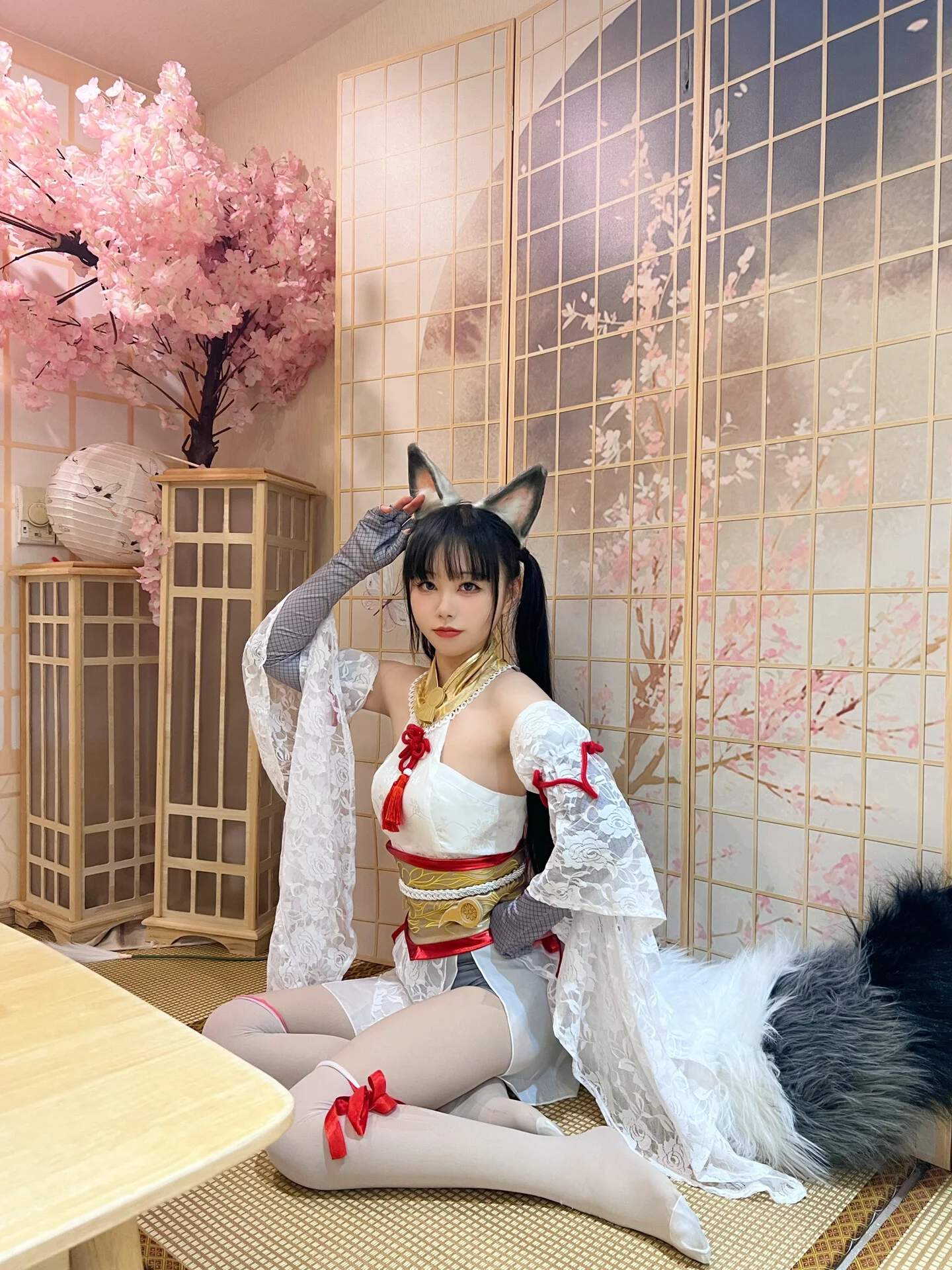 【胡桃コスプレ】『NARAKA: BLADEPOINT』和風少女のスタジオ撮影日常 - 9 枚目