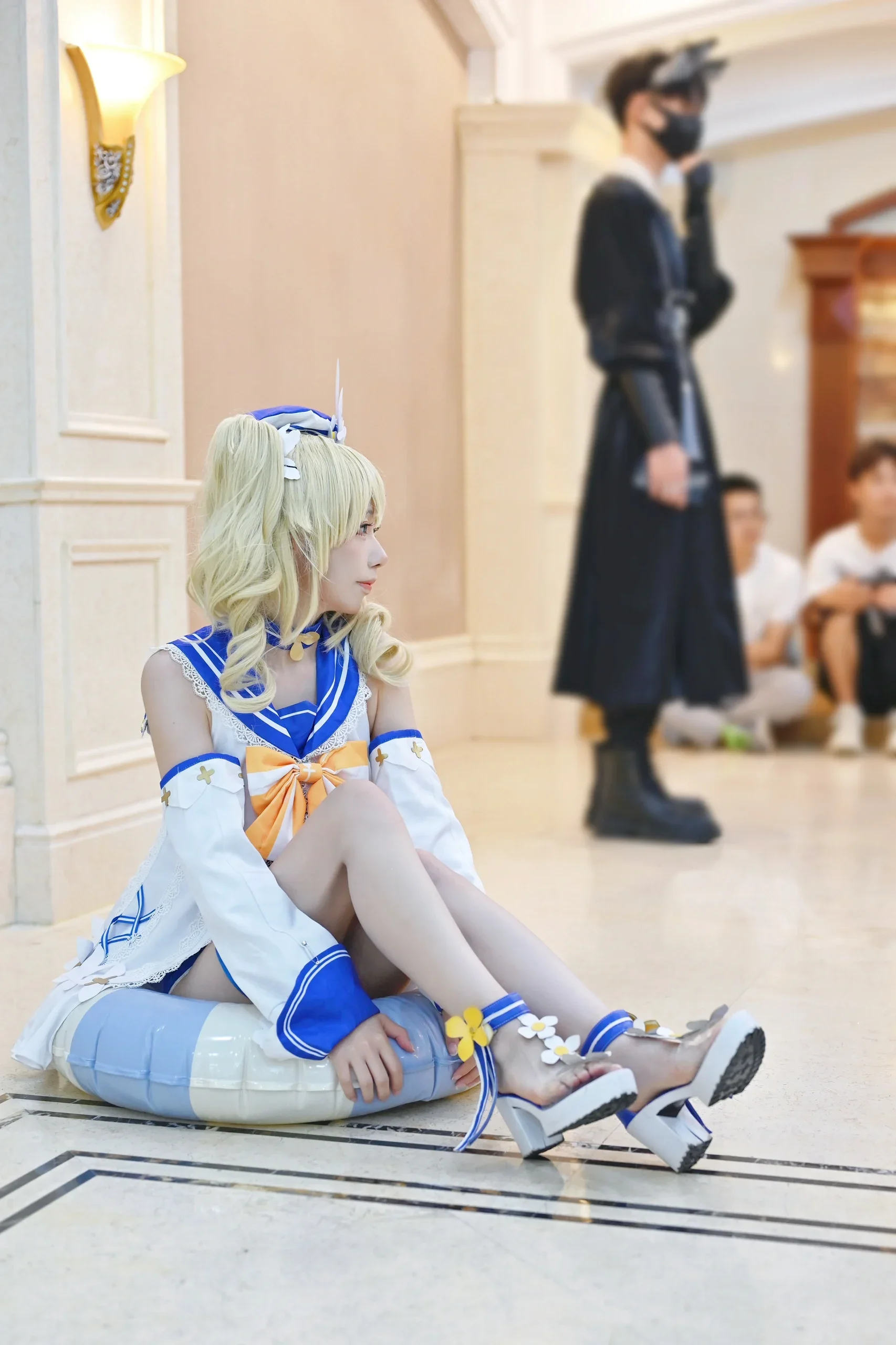 【芭芭拉cos】原神芭芭拉的夏日水手风，清凉出片 - 第 9 张