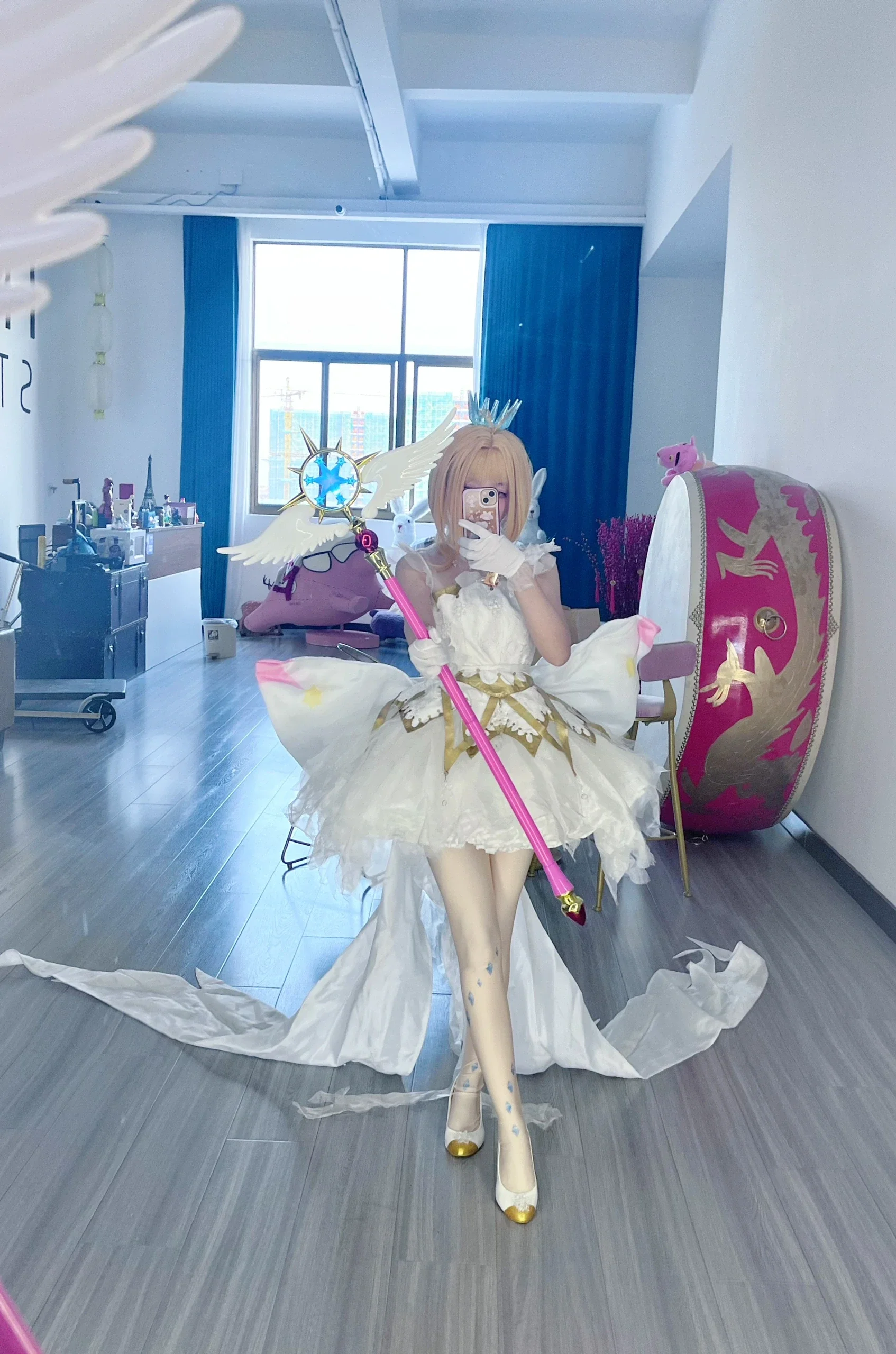 【百变小樱cos】透明牌篇，白色魔法使者的幕后再现 - 第 1 张