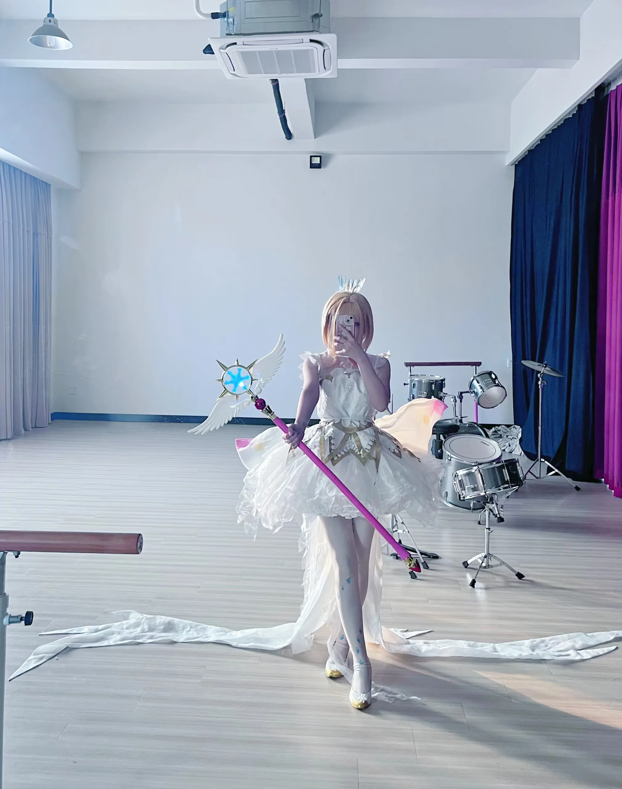 【百变小樱cos】透明牌篇，白色魔法使者的幕后再现 - 第 10 张