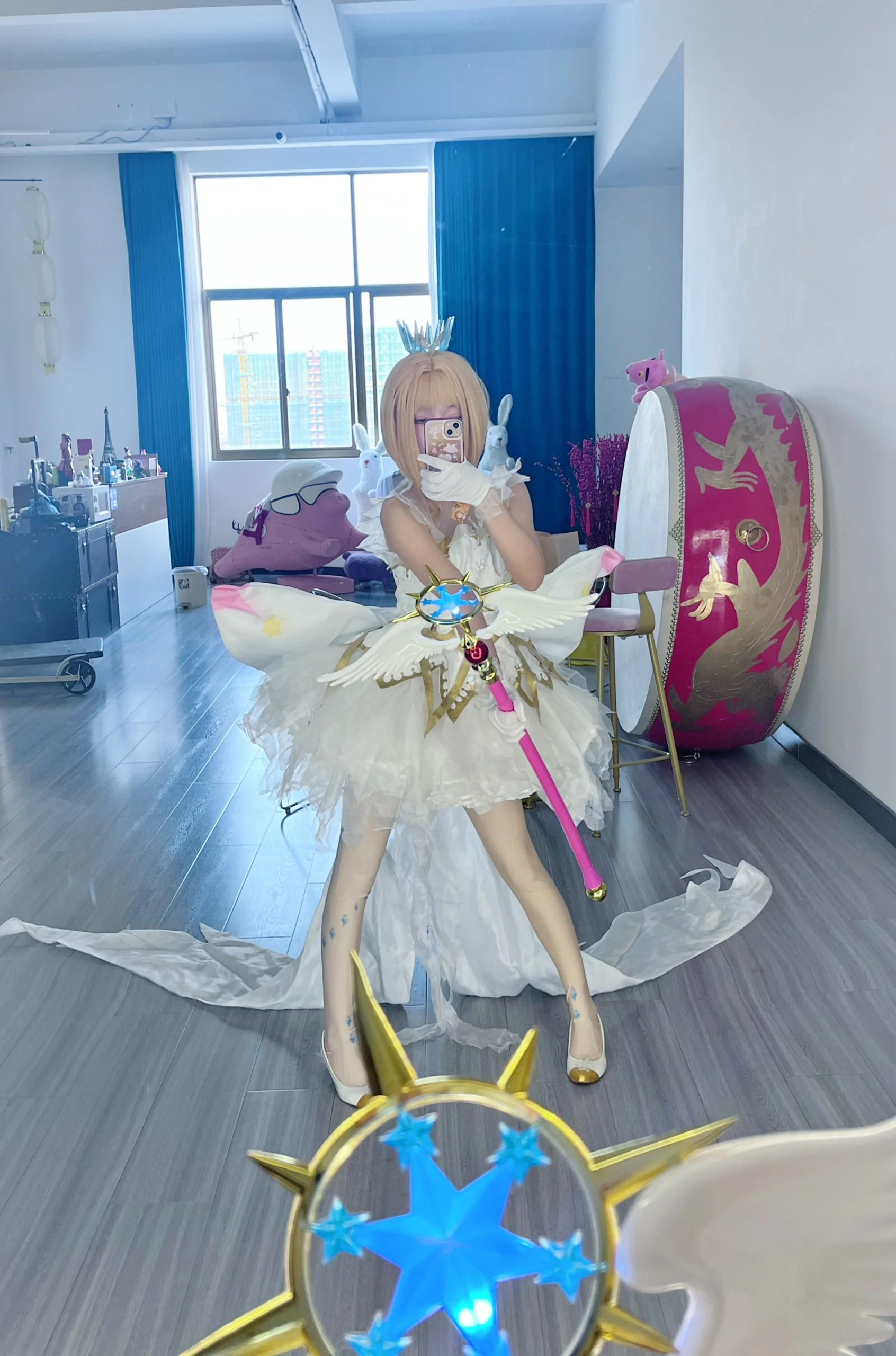 【百变小樱cos】透明牌篇，白色魔法使者的幕后再现 - 第 2 张