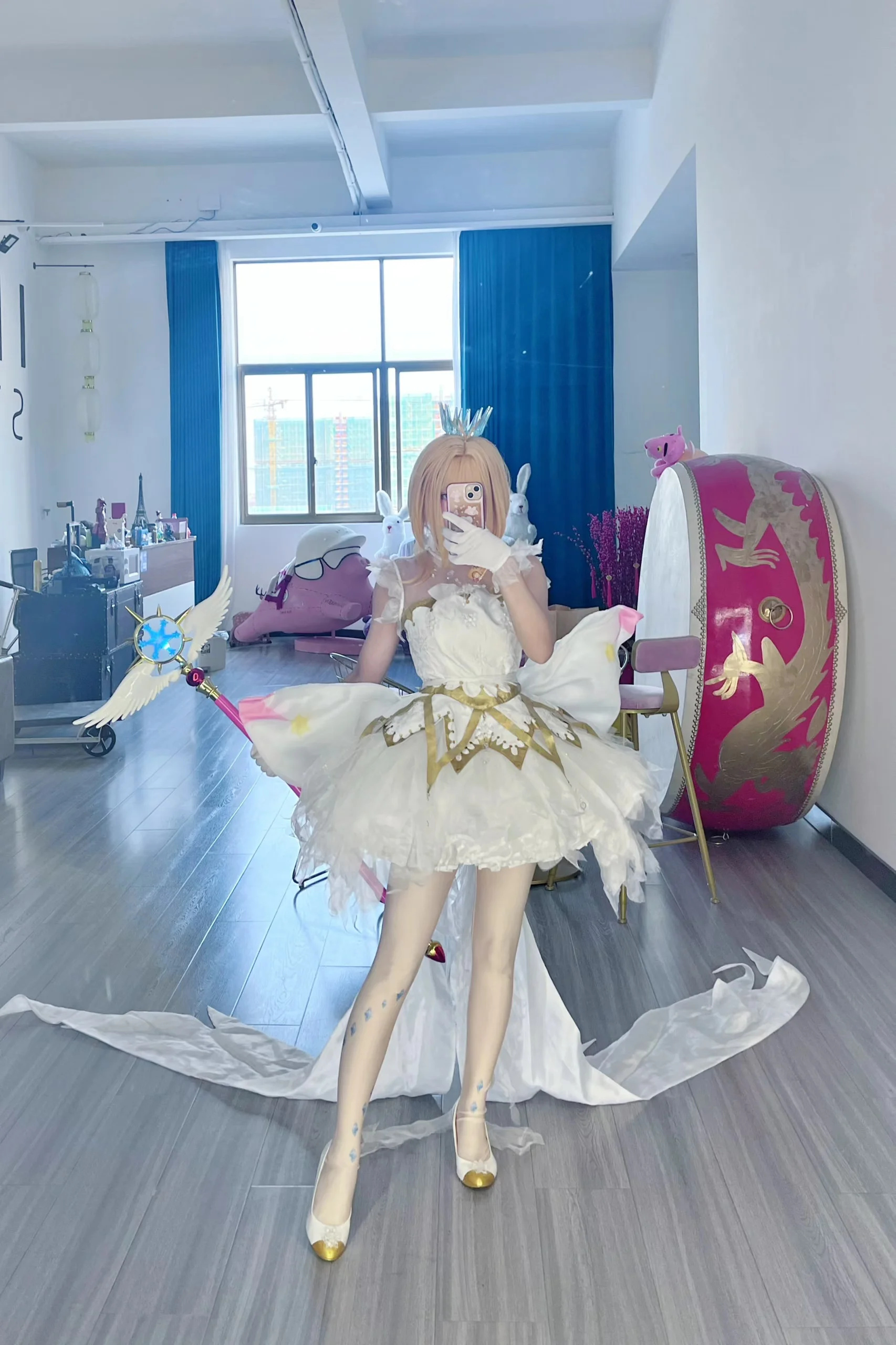 【百变小樱cos】透明牌篇，白色魔法使者的幕后再现 - 第 3 张