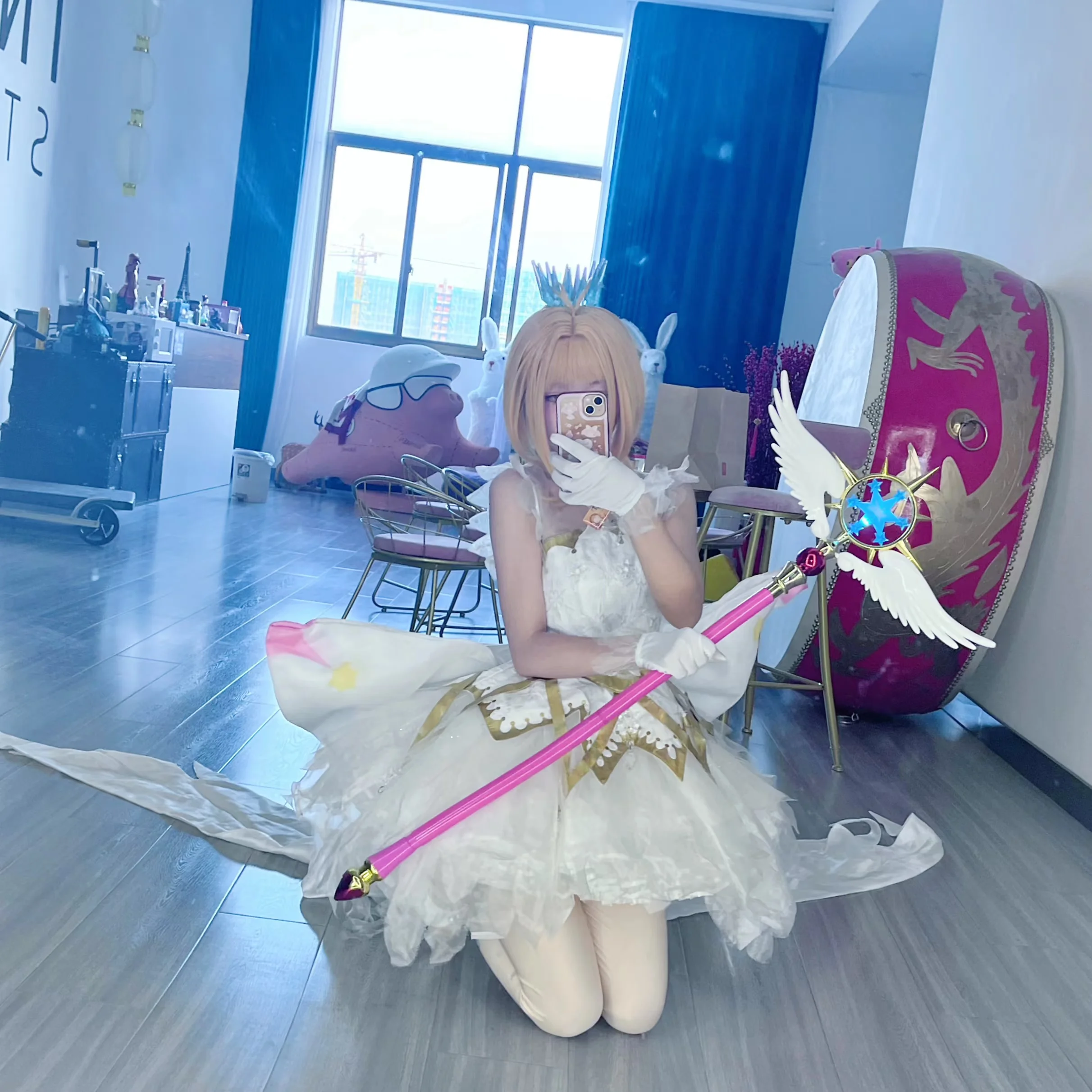 【百变小樱cos】透明牌篇，白色魔法使者的幕后再现 - 第 5 张