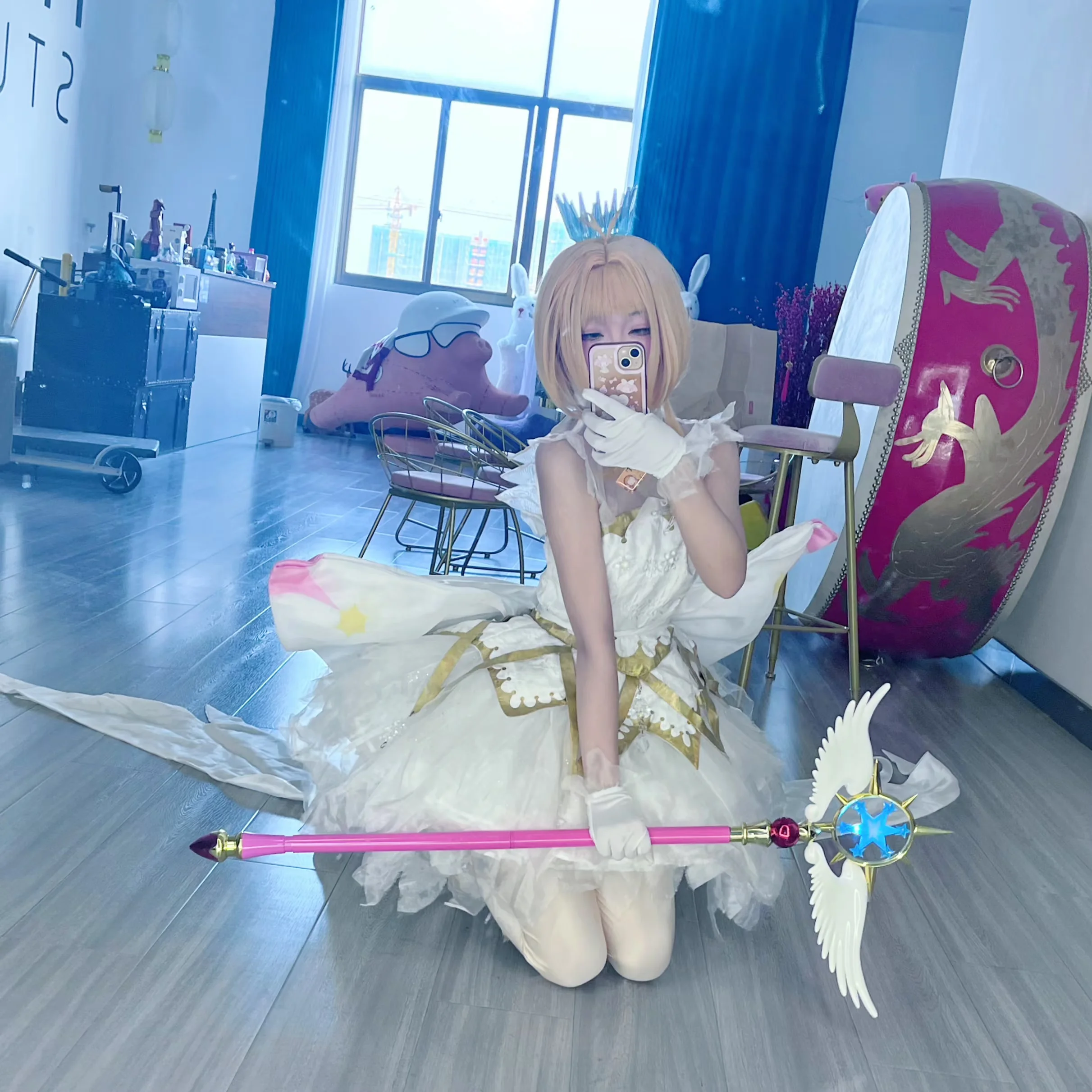 【百变小樱cos】透明牌篇，白色魔法使者的幕后再现 - 第 6 张