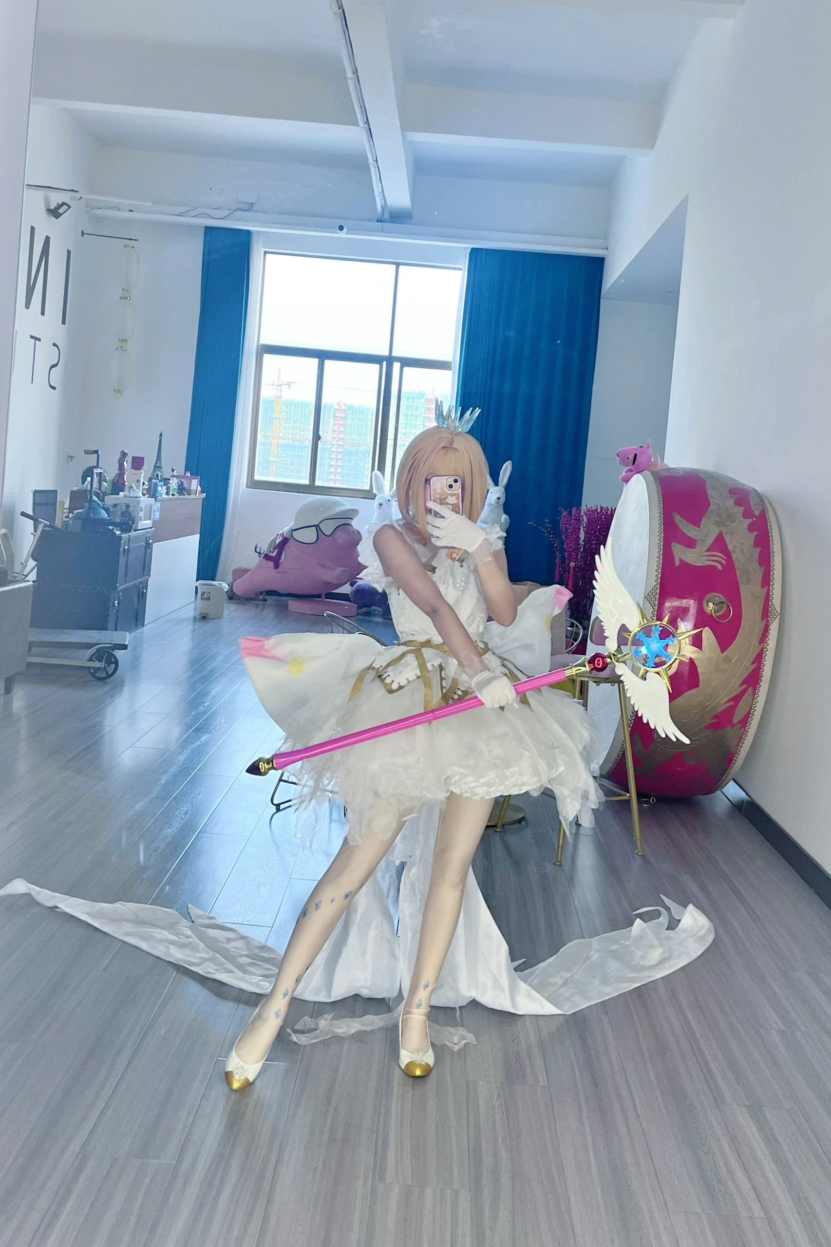 【百变小樱cos】透明牌篇，白色魔法使者的幕后再现 - 第 7 张