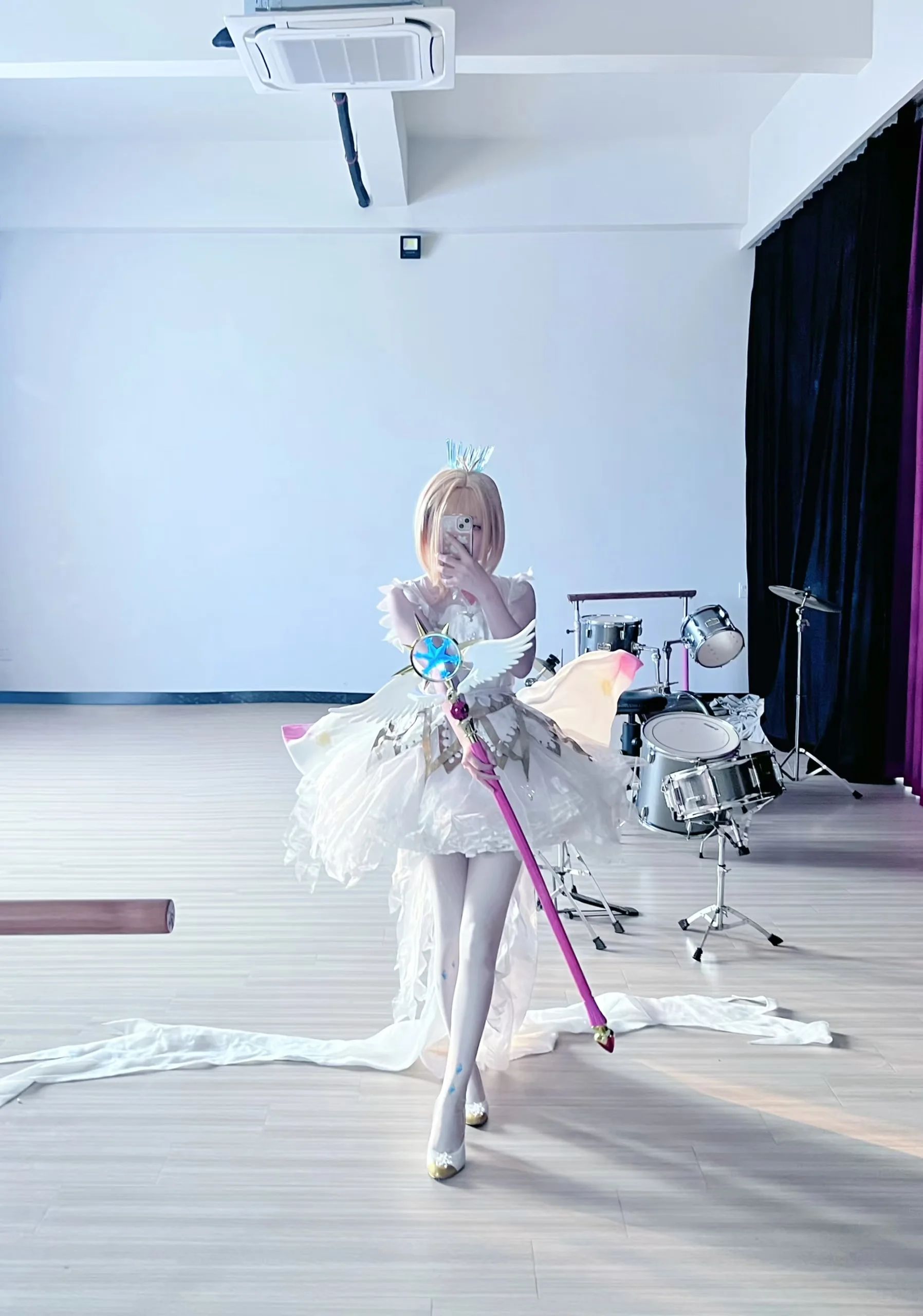 【百变小樱cos】透明牌篇，白色魔法使者的幕后再现 - 第 9 张