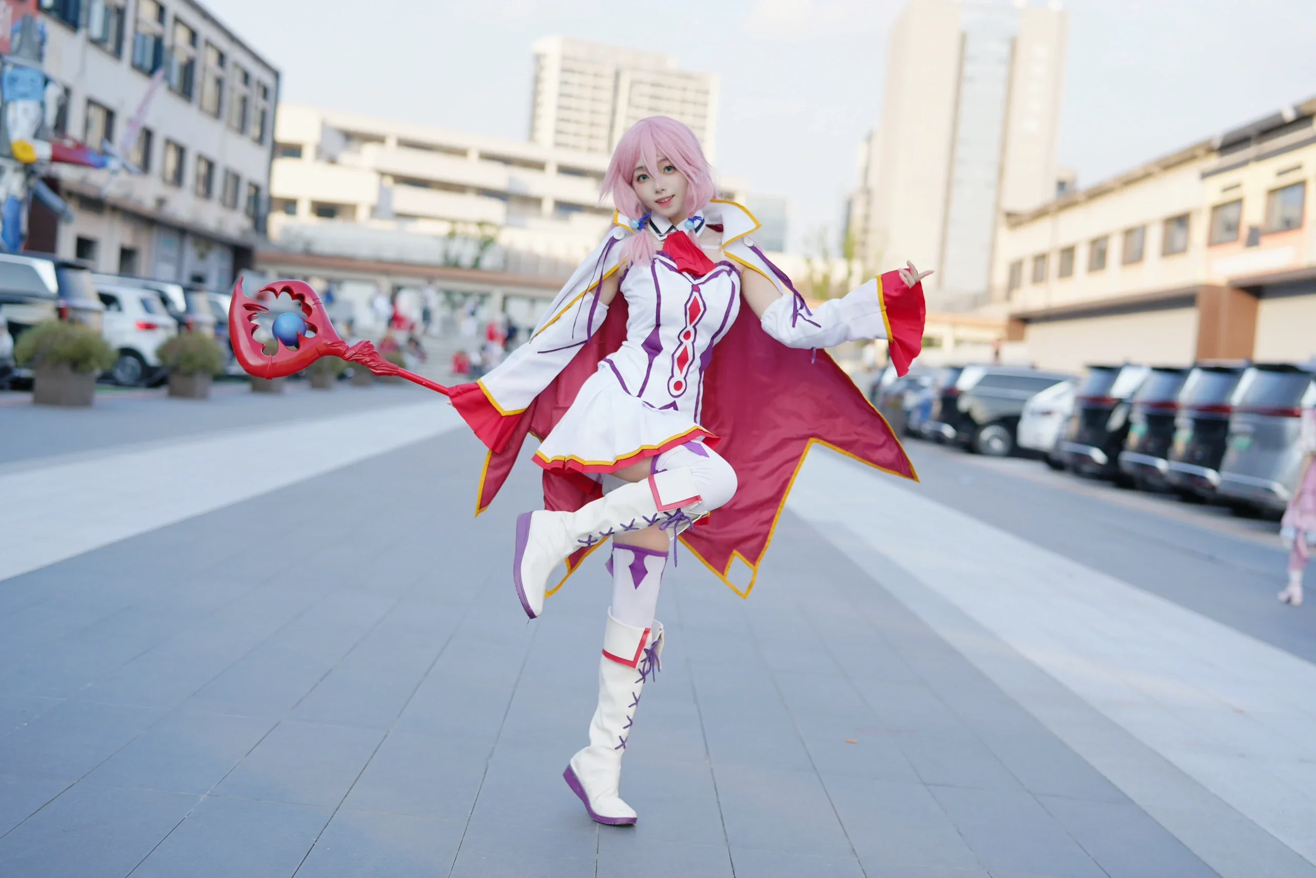 [Freia Cosplay] Redo of Healer: Stillness and Motion of the Magic Staff and White Battle Outfit - Image 1