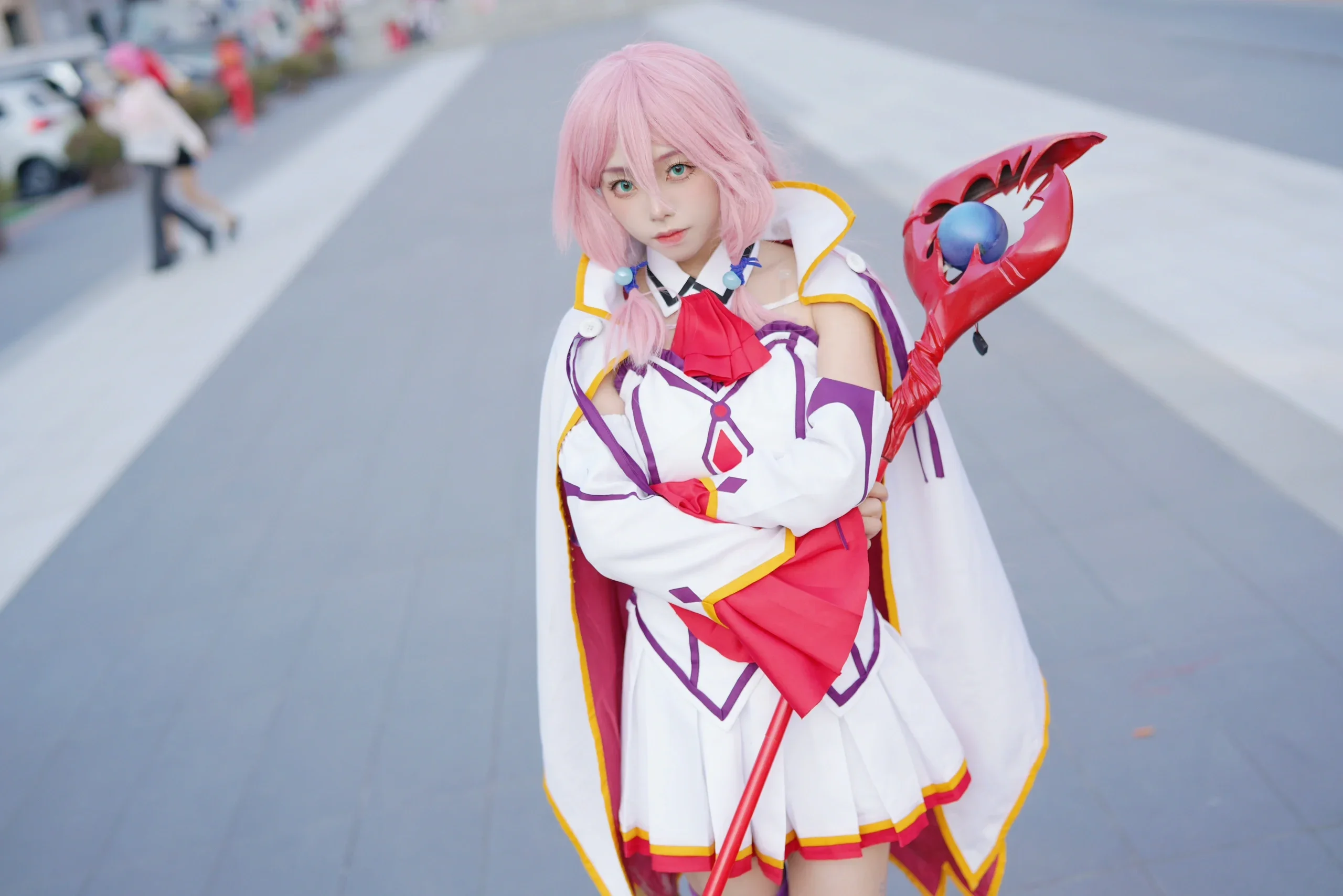 [Freia Cosplay] Redo of Healer: Stillness and Motion of the Magic Staff and White Battle Outfit - Image 5