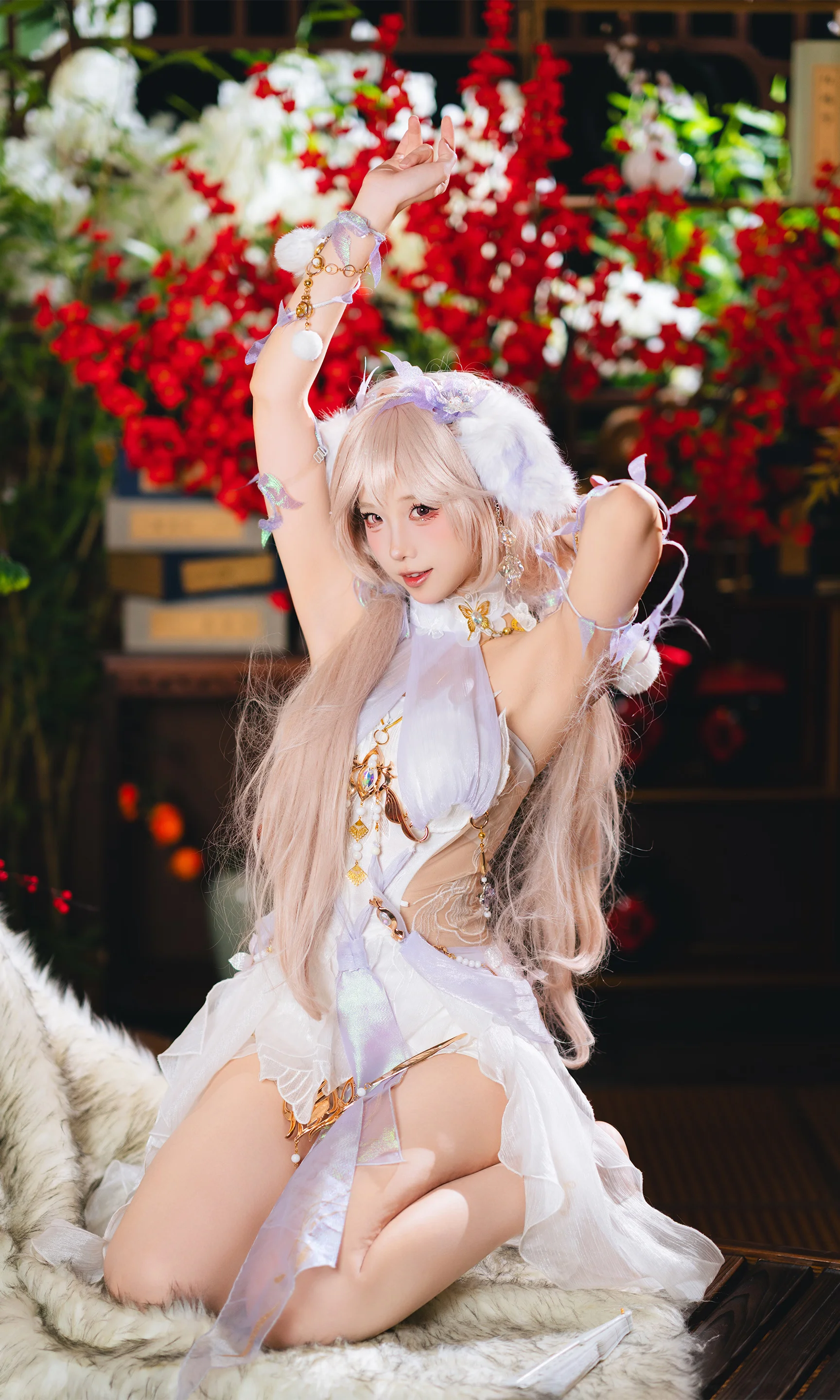 【玉玲珑cos】星河入梦，白鸽衔影，永劫无间的中式美学 - 第 1 张
