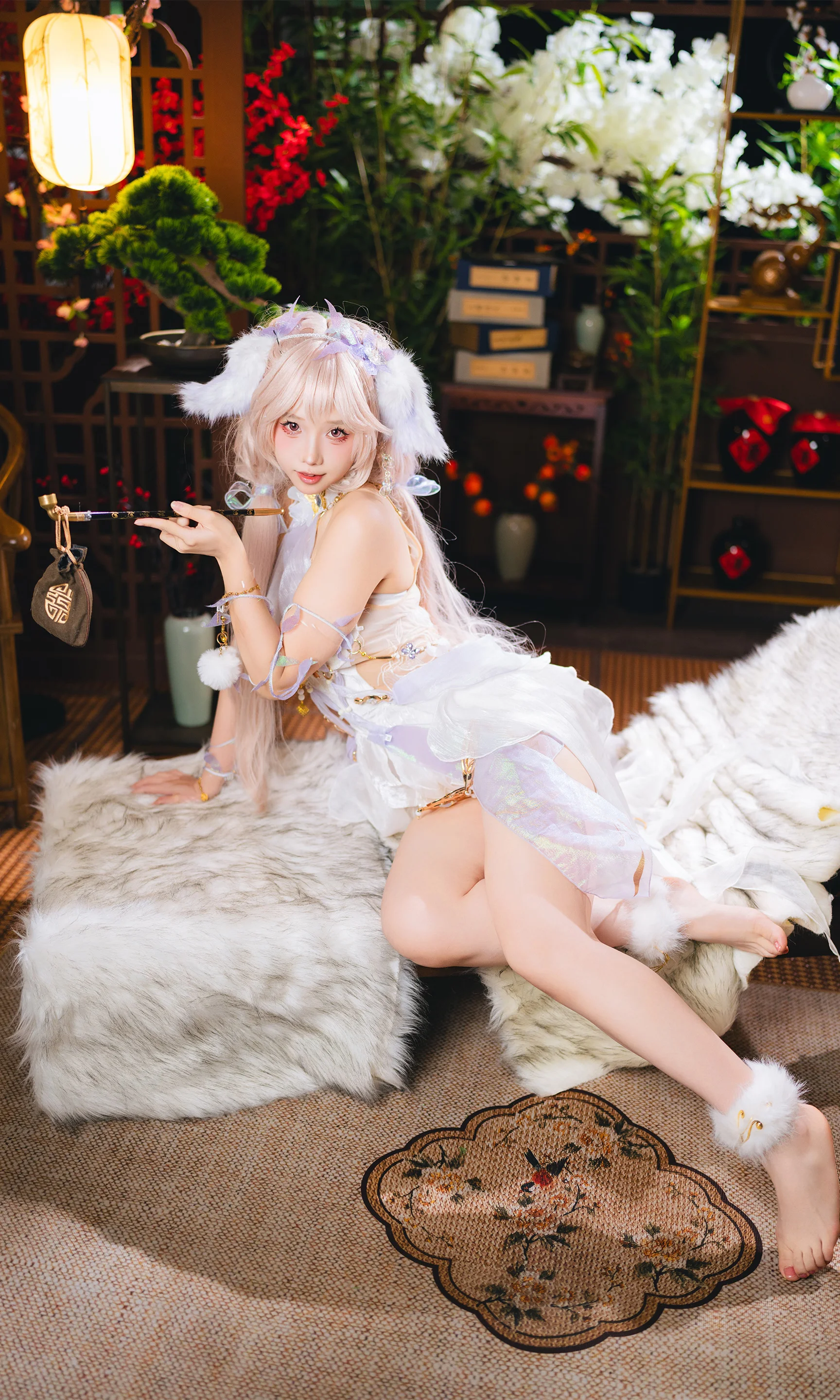 【玉玲珑cos】星河入梦，白鸽衔影，永劫无间的中式美学