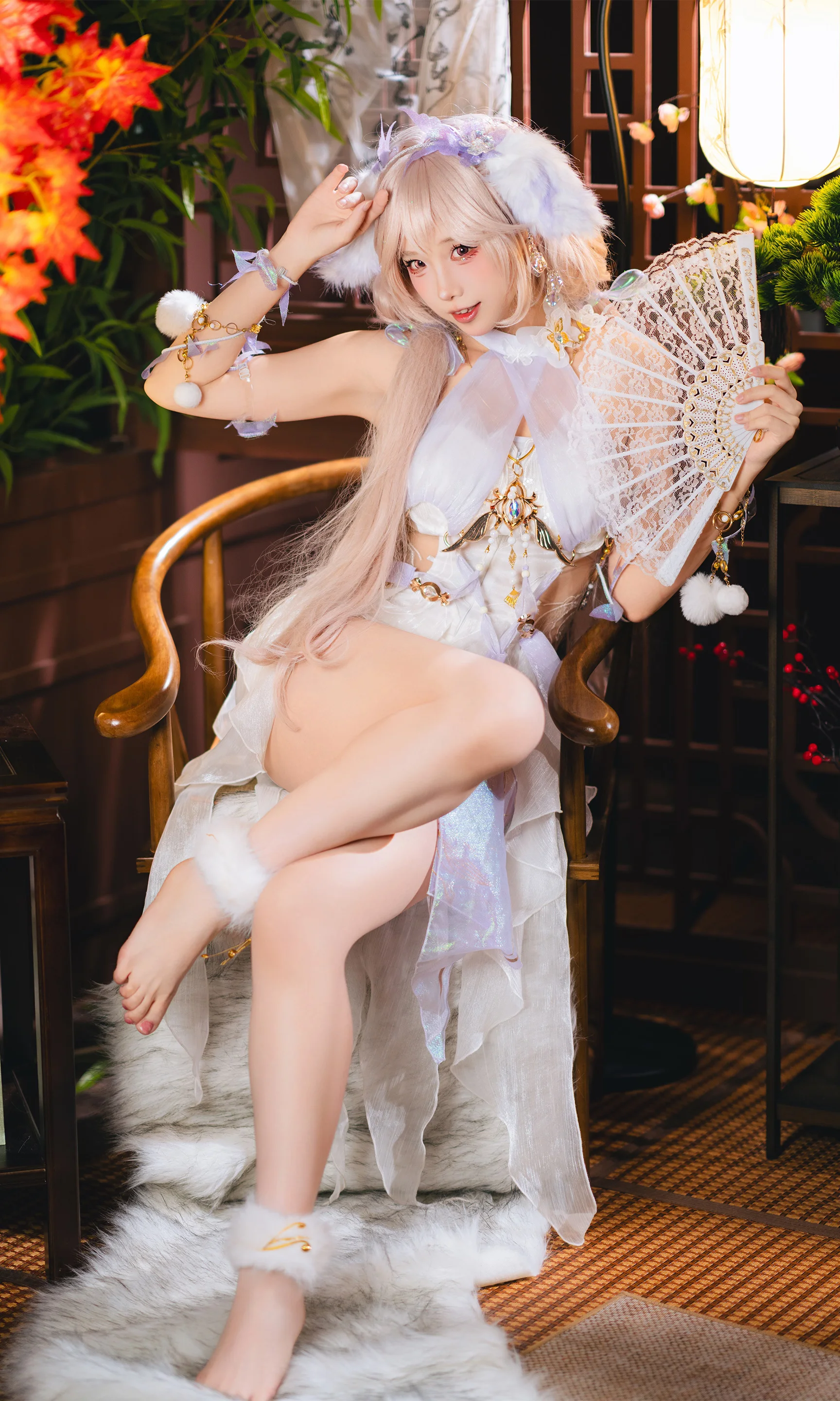 【玉玲珑cos】星河入梦，白鸽衔影，永劫无间的中式美学 - 第 6 张
