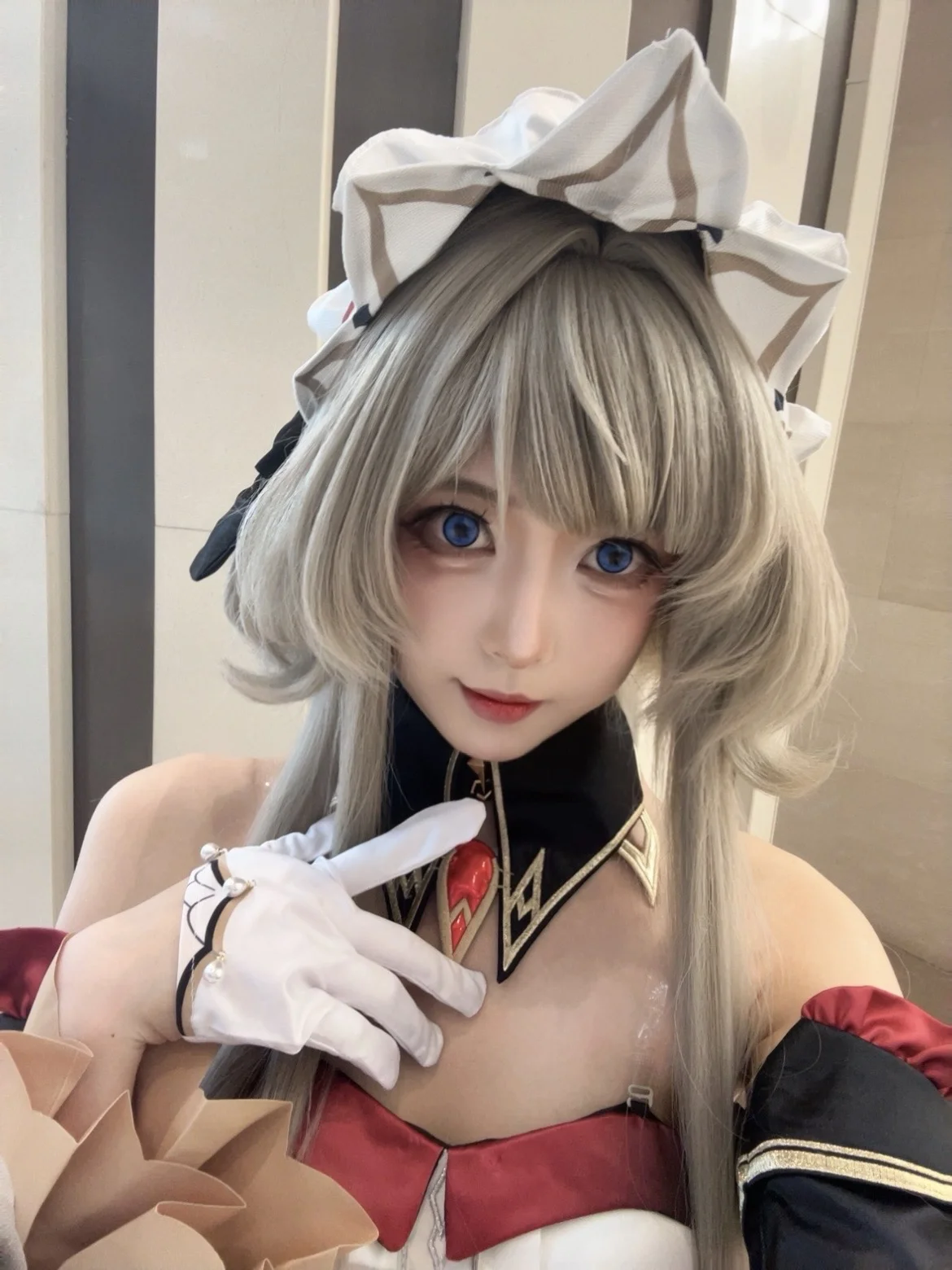【サンドローネ コスプレ】『原神』「傀儡」のイベント休憩中の自撮り - 2 枚目