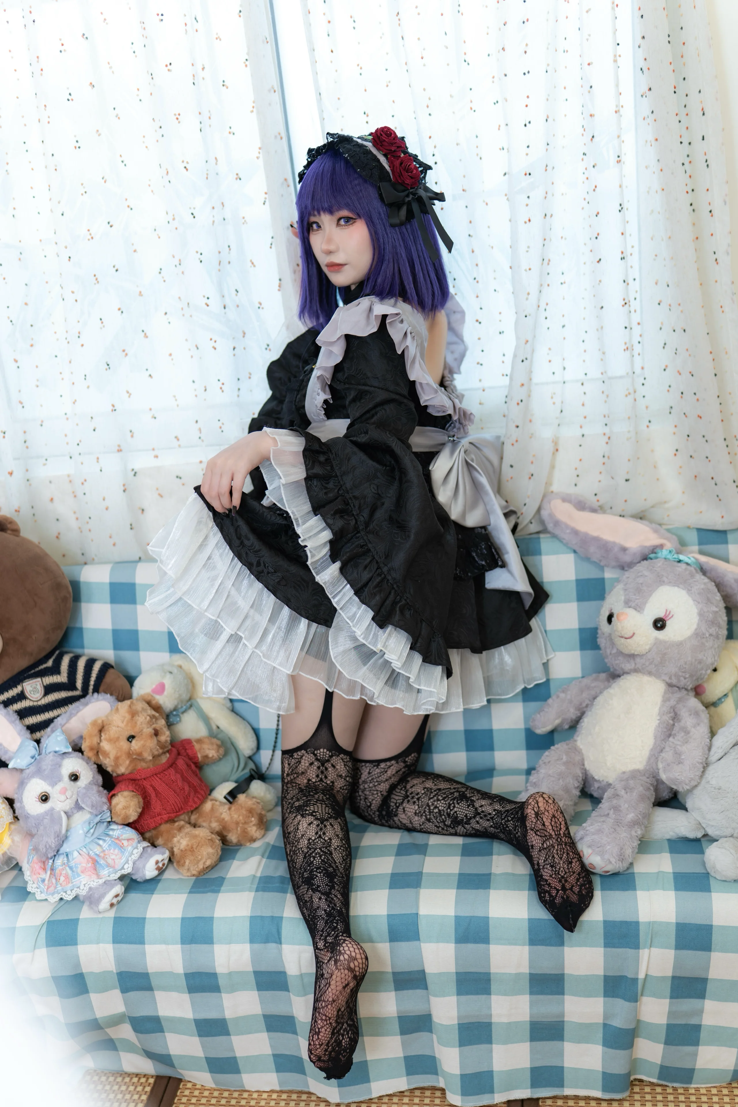 【黑江雫cos】更衣人偶墜入愛河，魔法少女的慵懶居家時刻 - 第 3 張