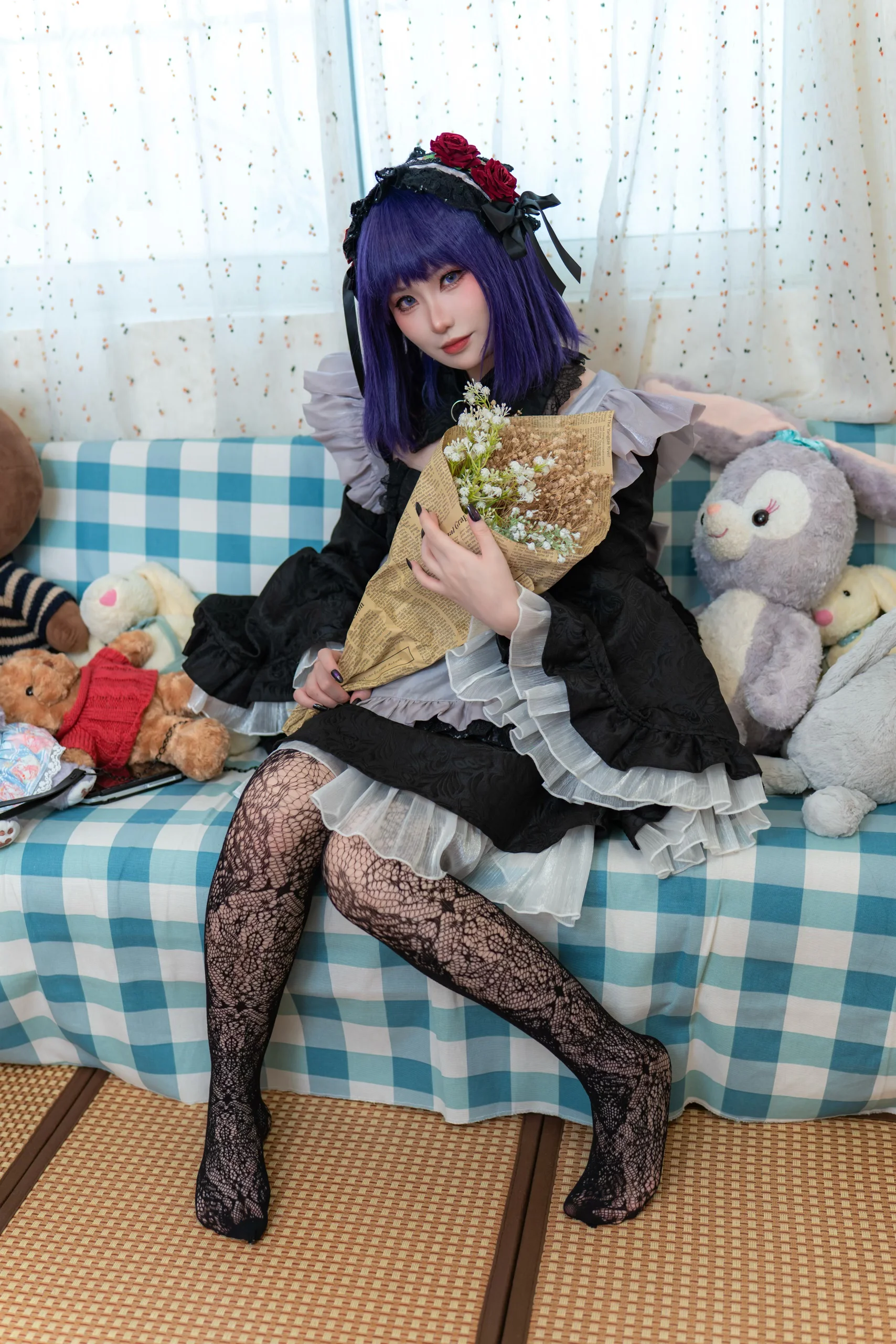 【黑江雫cos】更衣人偶墜入愛河，魔法少女的慵懶居家時刻