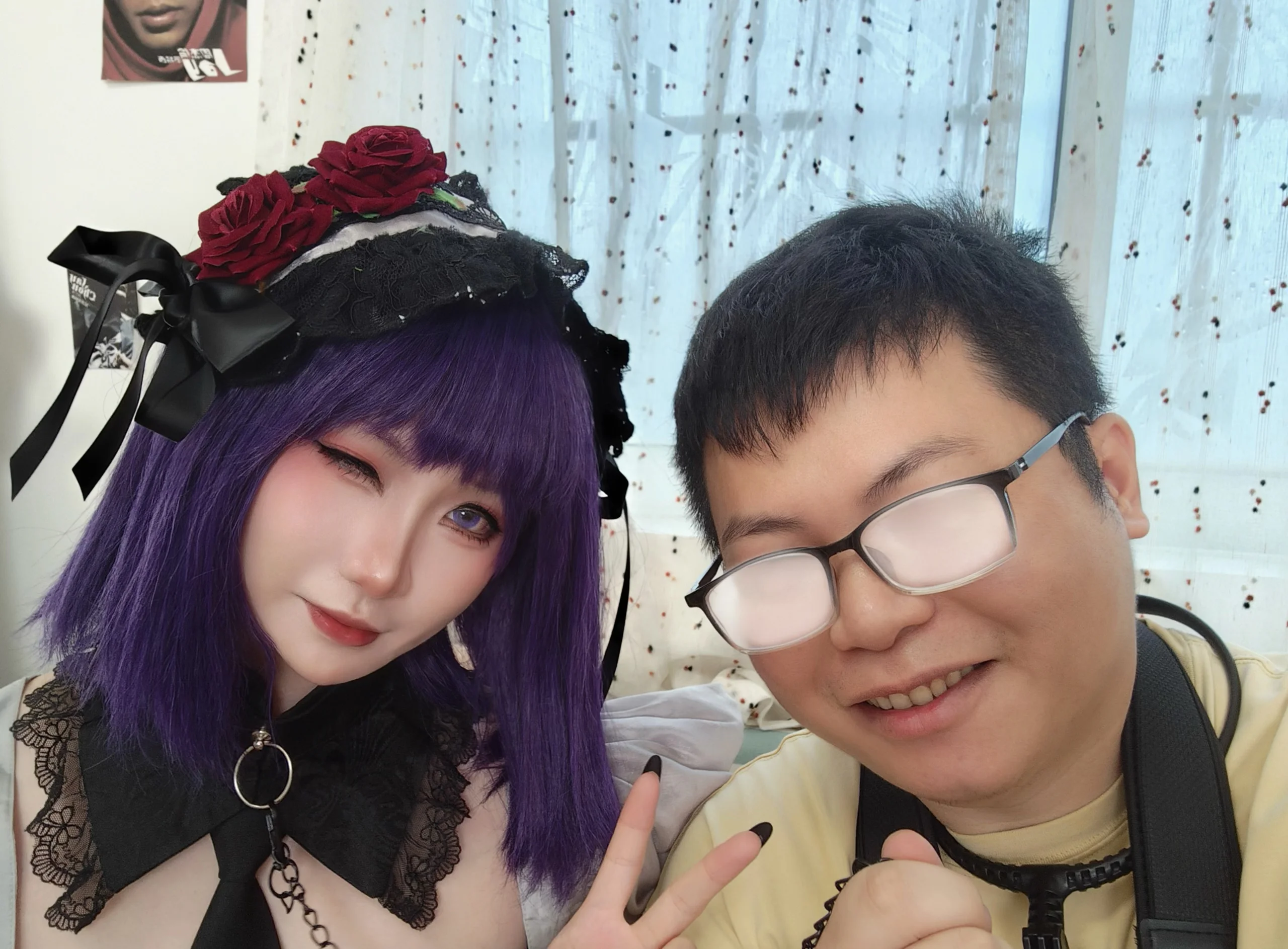 【黑江雫cos】更衣人偶墜入愛河，魔法少女的慵懶居家時刻 - 第 6 張