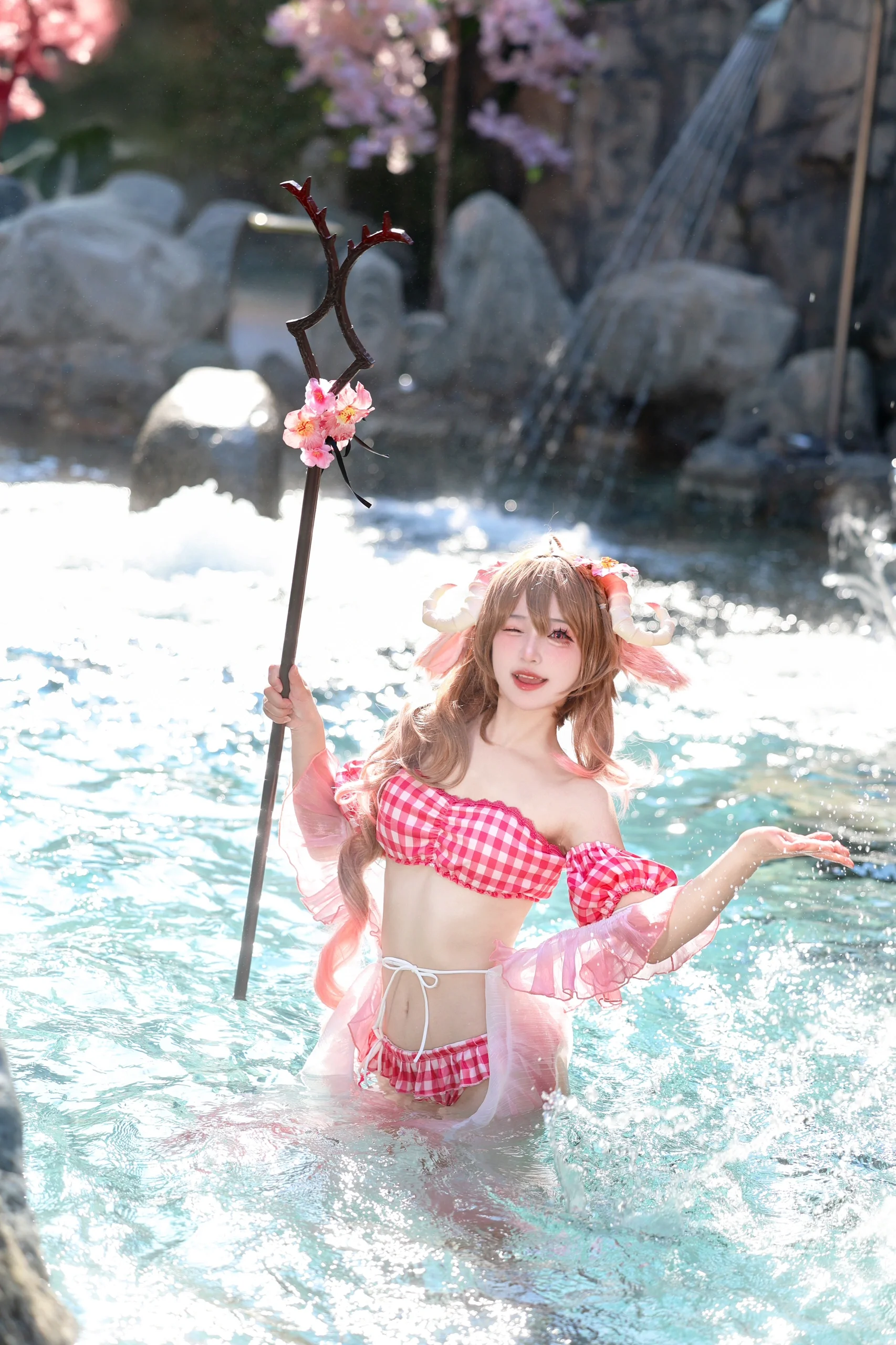 【エイヤフィヤトラ コスプレ】夏の水辺がもたらす清涼な一瞬 - 3 枚目