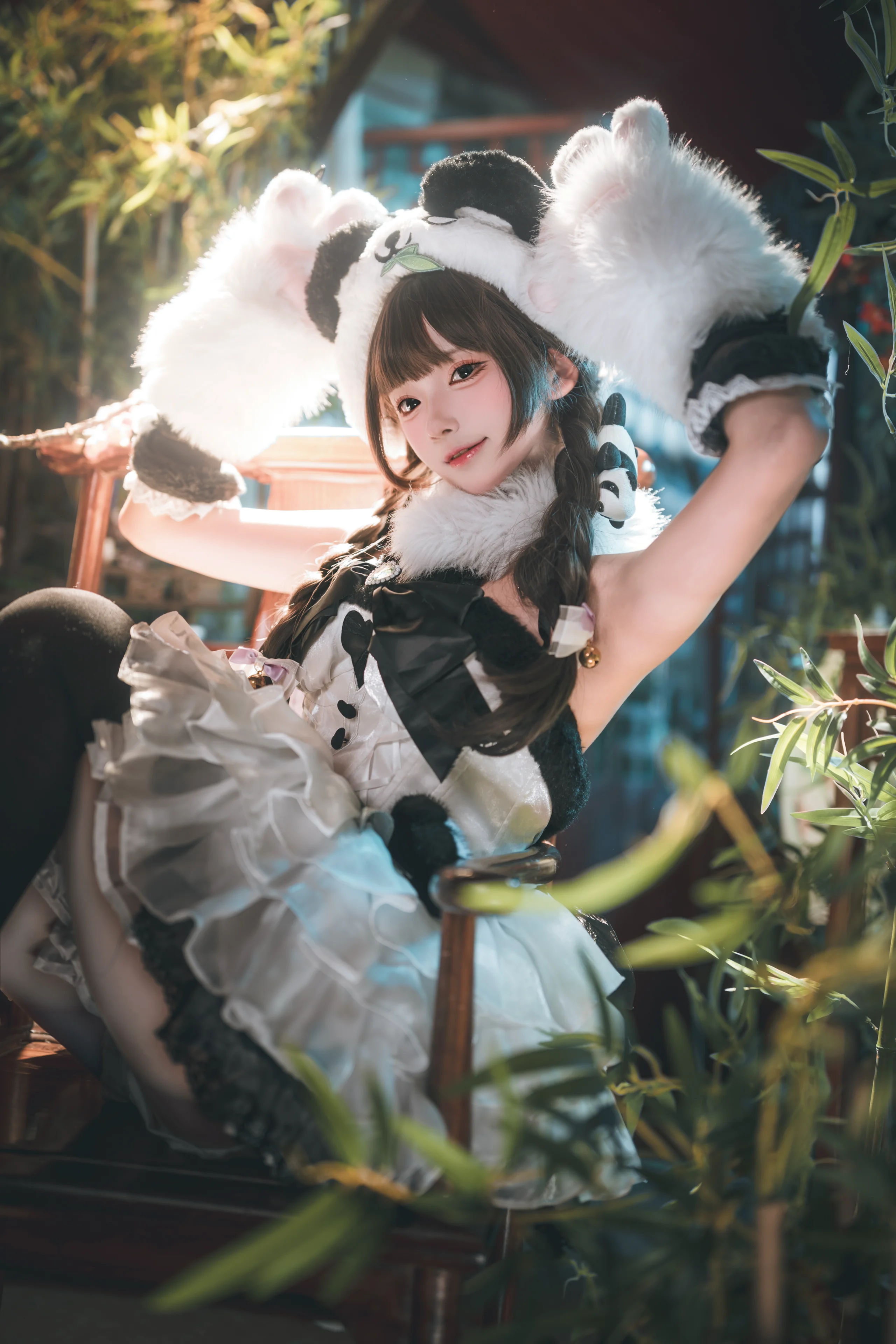 【沈妙cos】永劫无间里的熊猫少女，吃我一记萌力熊猫拳