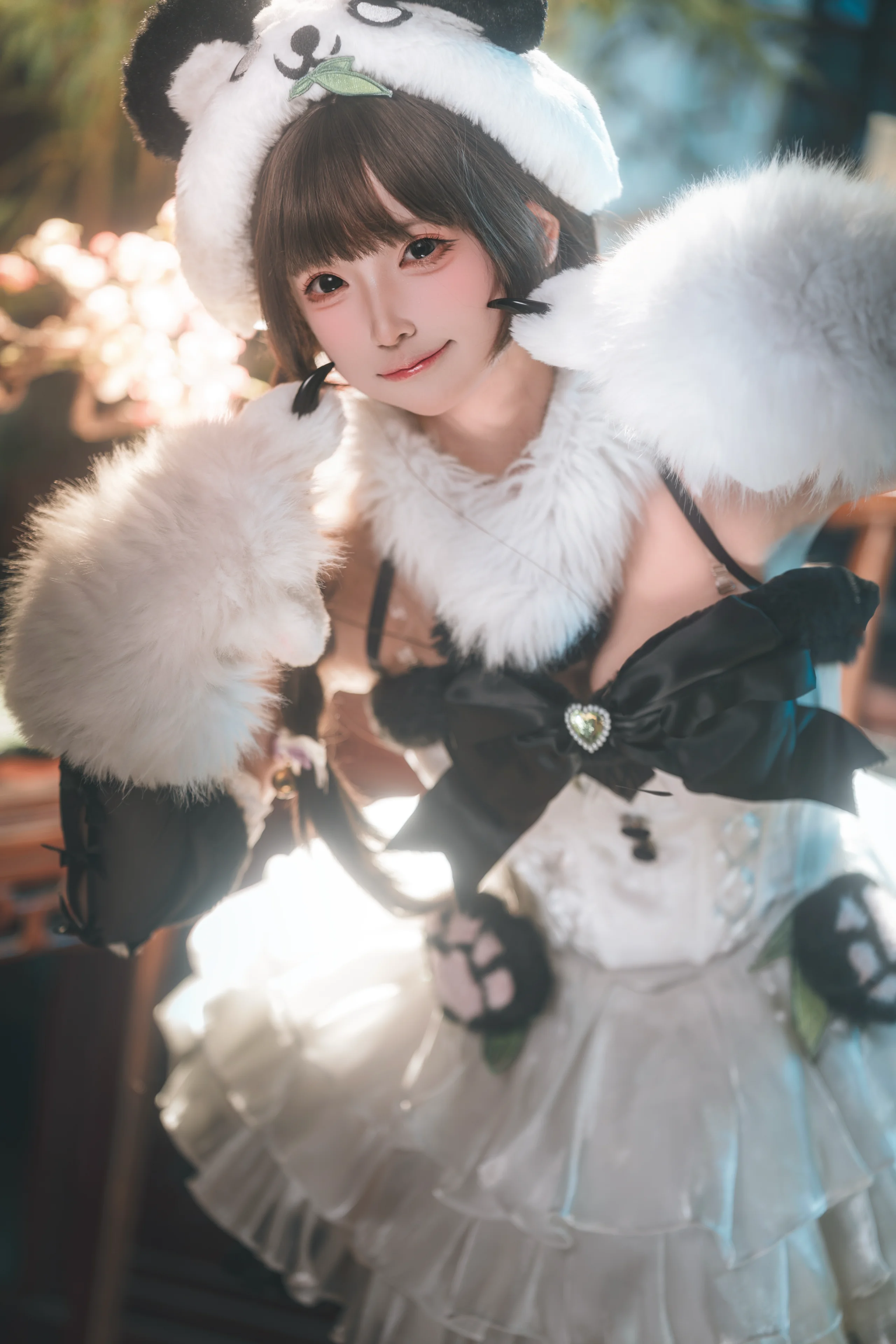 【沈妙cos】永劫无间里的熊猫少女，吃我一记萌力熊猫拳 - 第 3 张