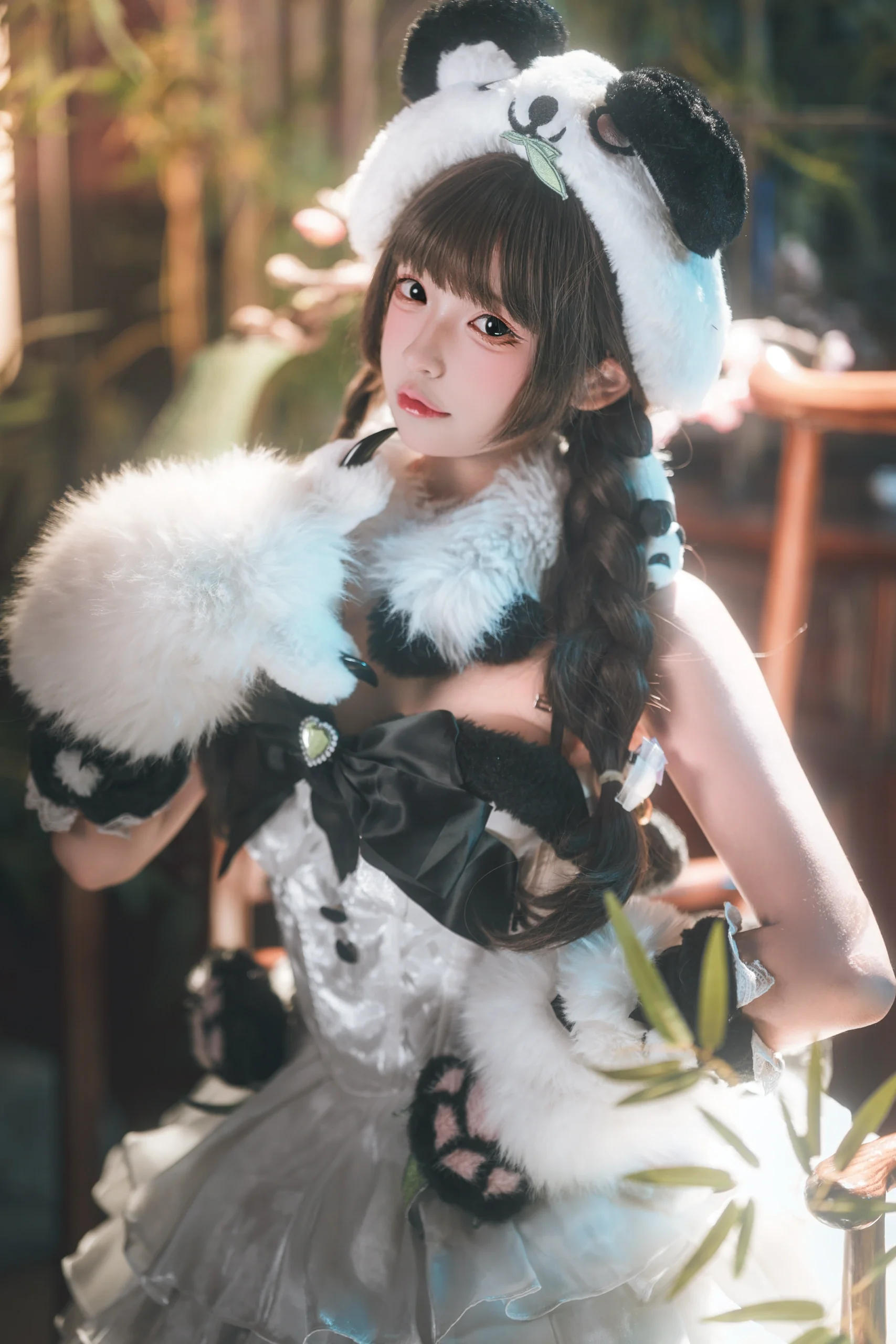 【沈妙cos】永劫无间里的熊猫少女，吃我一记萌力熊猫拳 - 第 4 张