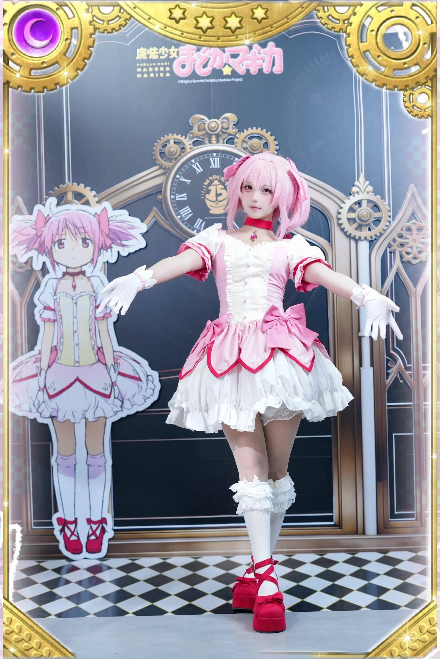 【鹿目圆cos】索尼联名魔法少女小圆主题店打卡，真的好出片 - 第 5 张