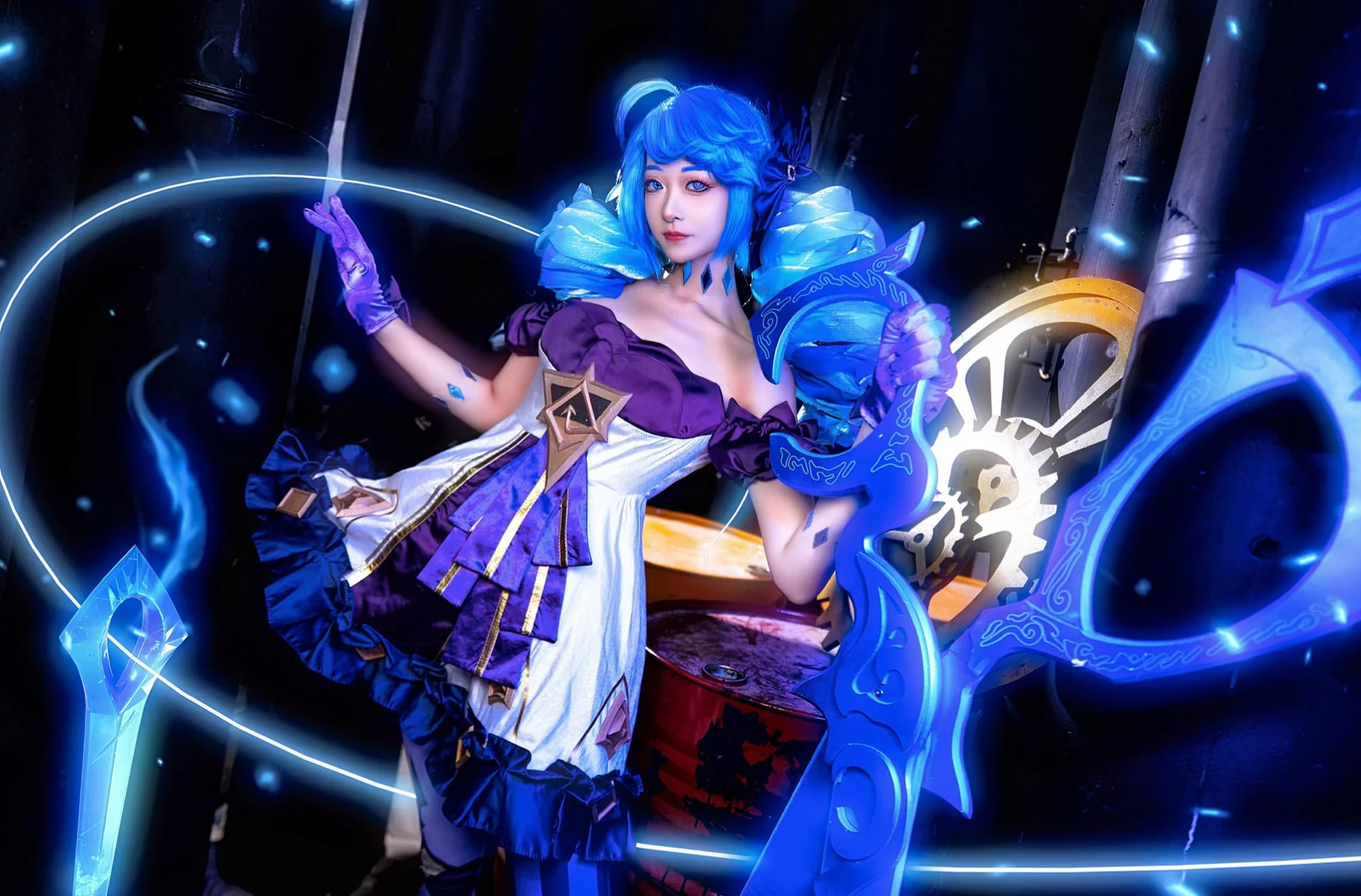 【格温cos】英雄联盟手游四周年，重拾原皮格温的魔法初心 - 第 2 张
