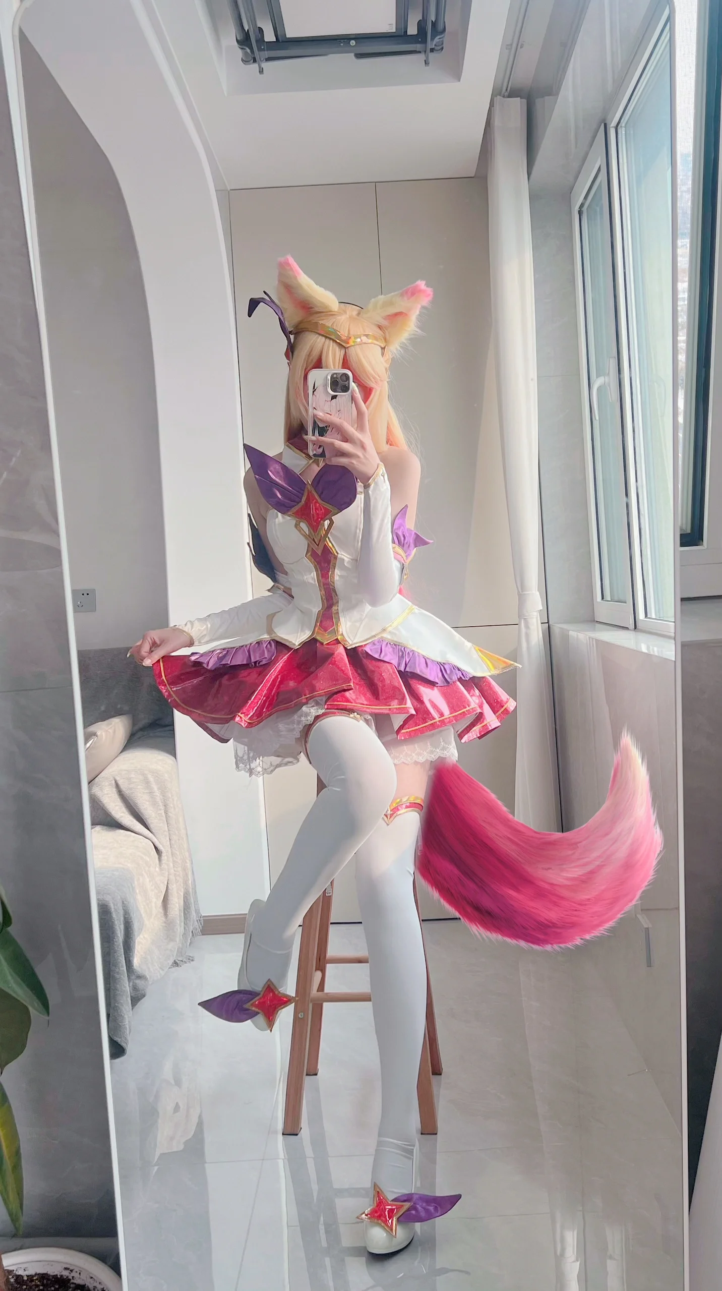 【阿狸cos】英雄联盟星之守护者的闪耀时刻 - 第 1 张