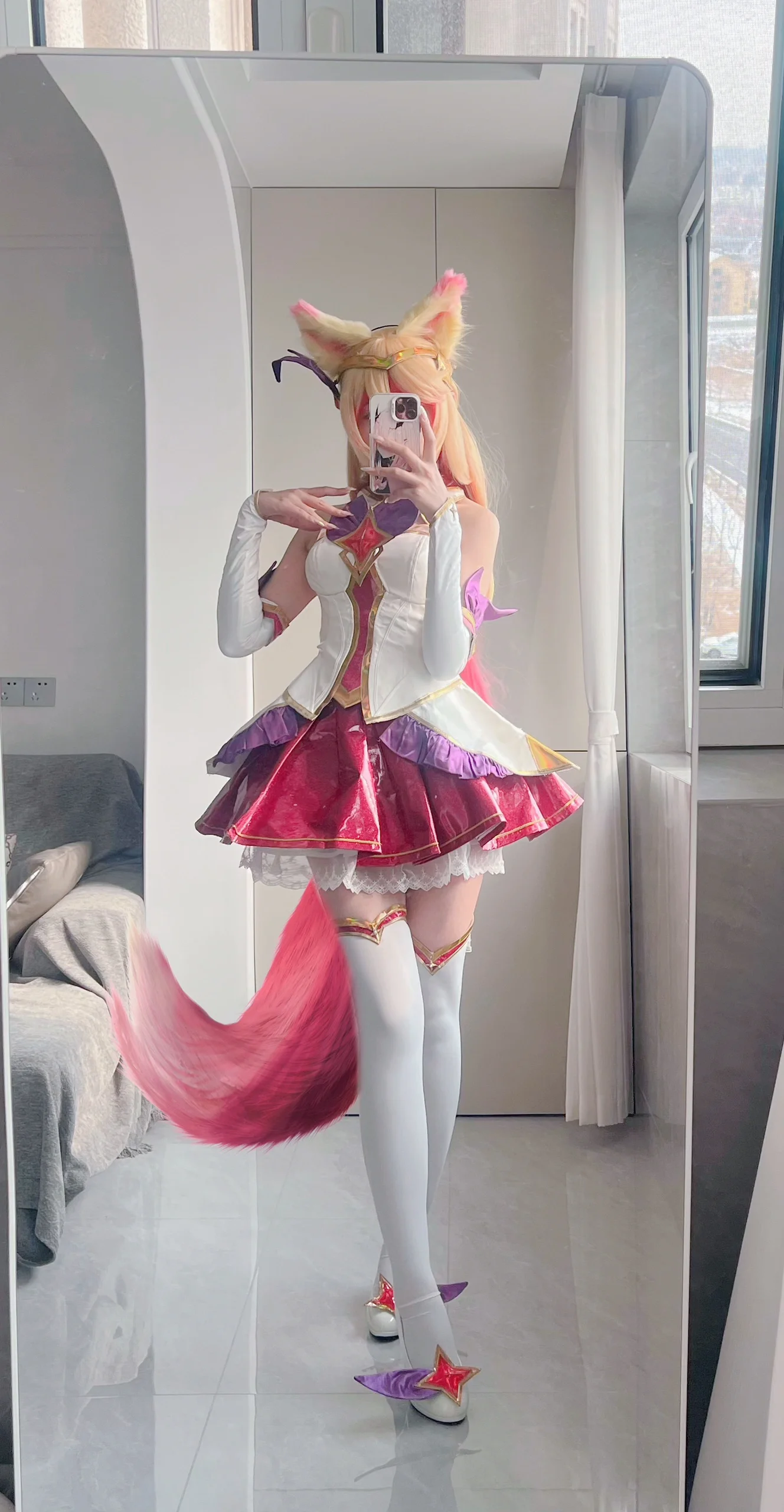 【阿狸cos】英雄联盟星之守护者的闪耀时刻