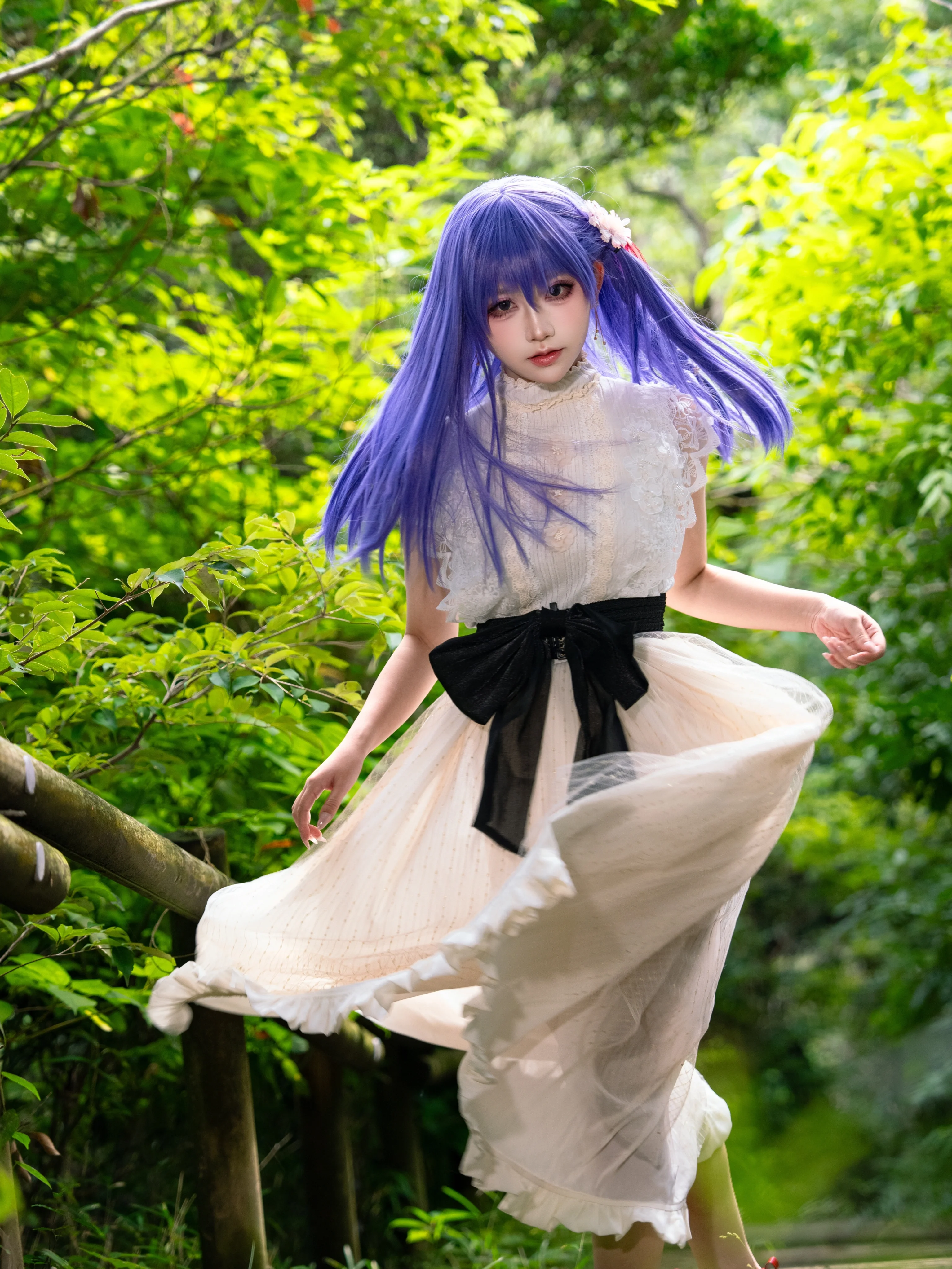 【間桐櫻cos】Fate/stay night劇場版禮服，高領設計太窒息 - 第 1 張