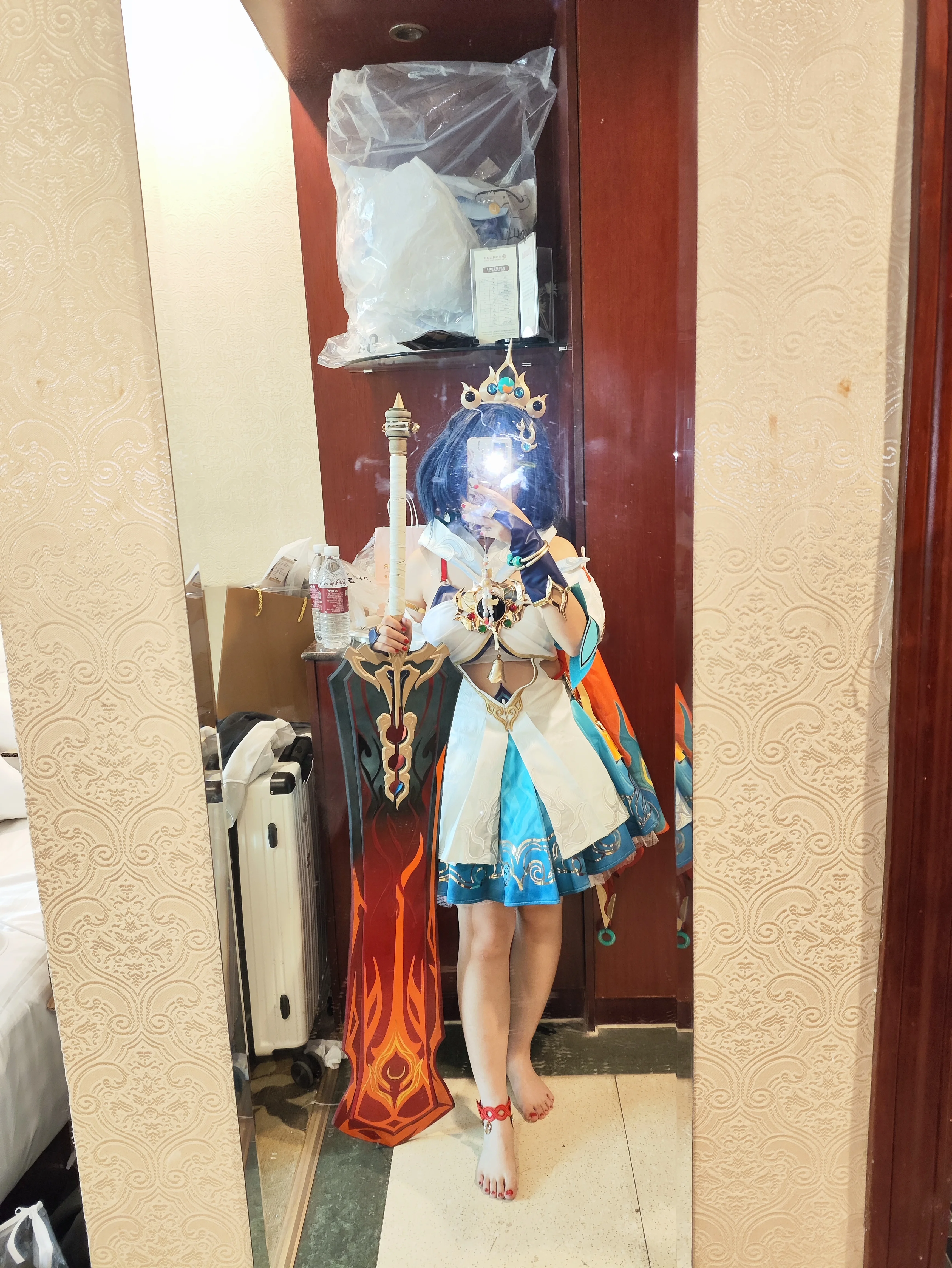【云璃cos】崩坏星穹铁道本命英雄与彦卿的卿璃合影 - 第 2 张