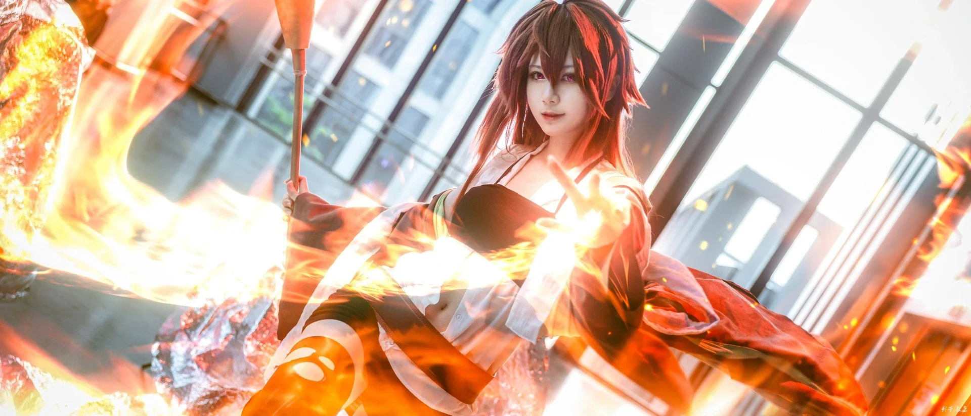 【火霊使いヒータ コスプレ】遊戯王CICFイベントのコスプレ会場写真が復活 - 2 枚目