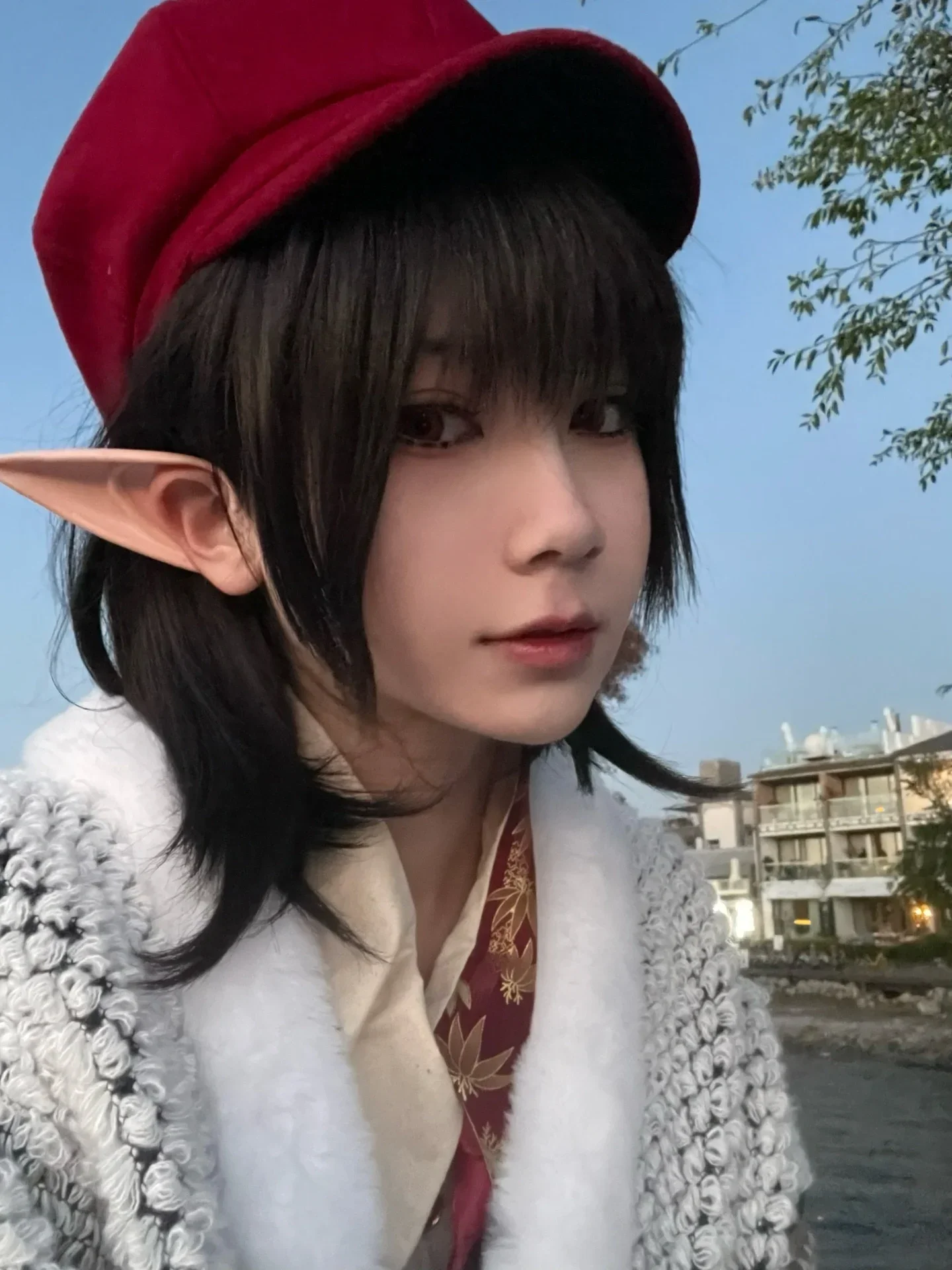 【射命丸文 コスプレ】冷たい風も情熱は消せない、大理竜龕桟橋の紅与朝霞 - 3 枚目