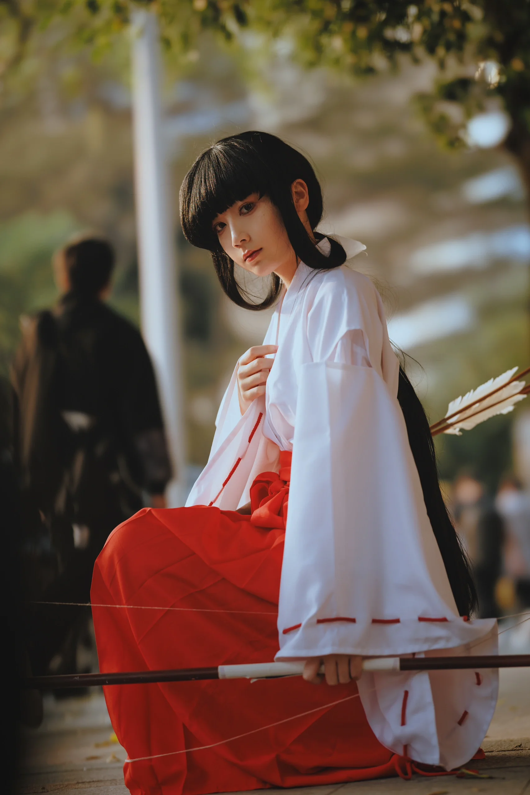 【Kikyo cosplay】Recreating the elegance of the Inuyasha shrine maiden at Firefly ACG Expo - Image 3