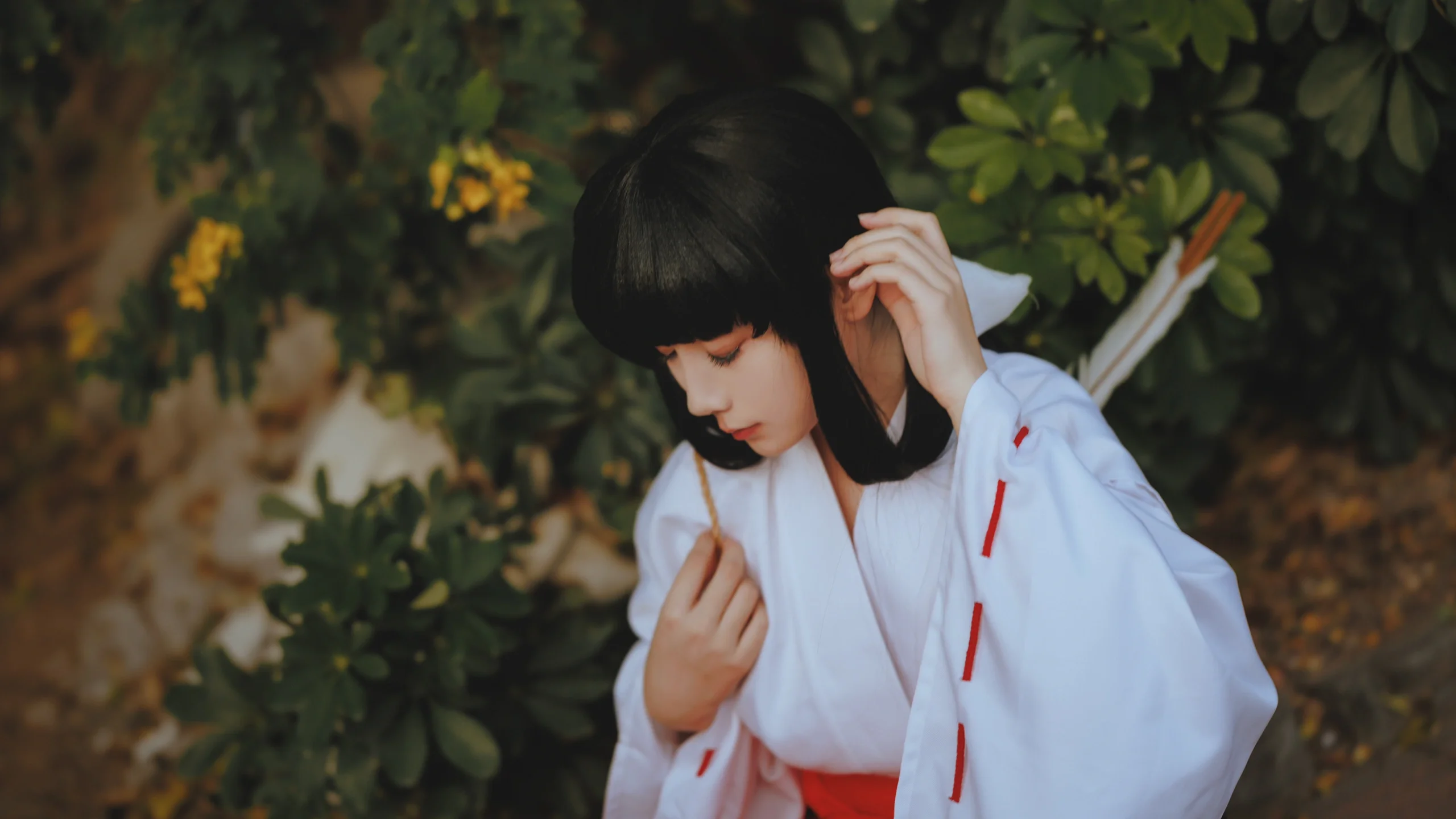 【Kikyo cosplay】Recreating the elegance of the Inuyasha shrine maiden at Firefly ACG Expo - Image 9