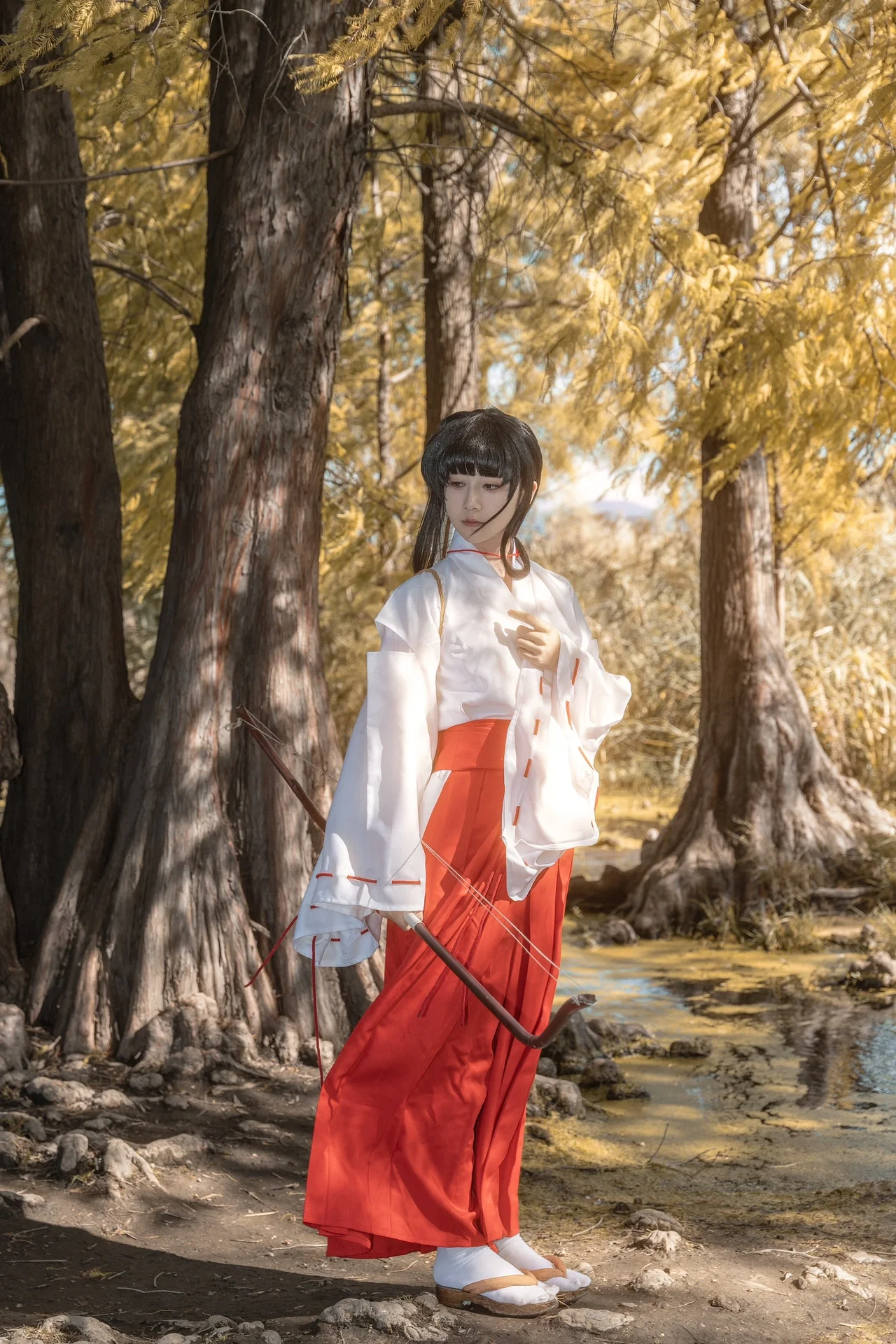 【桔梗cos】大理龙龛码头的晴空与巫女