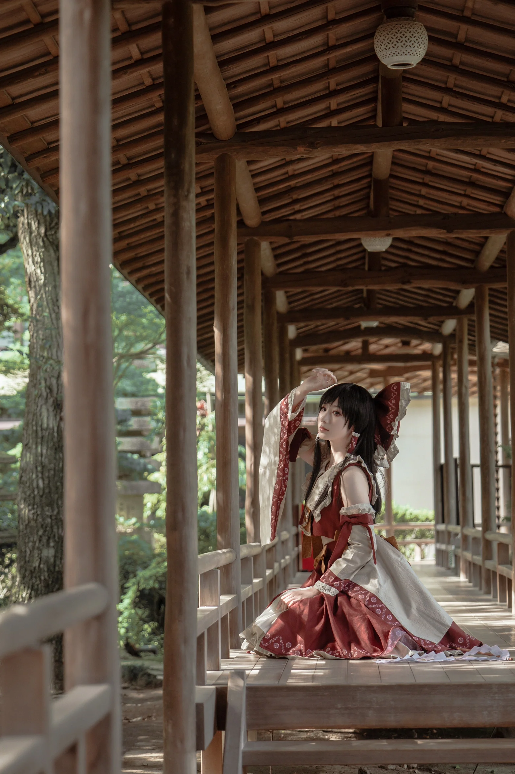 【博丽灵梦cos】东方Project，柴又帝释天的午后忧郁 - 第 11 张