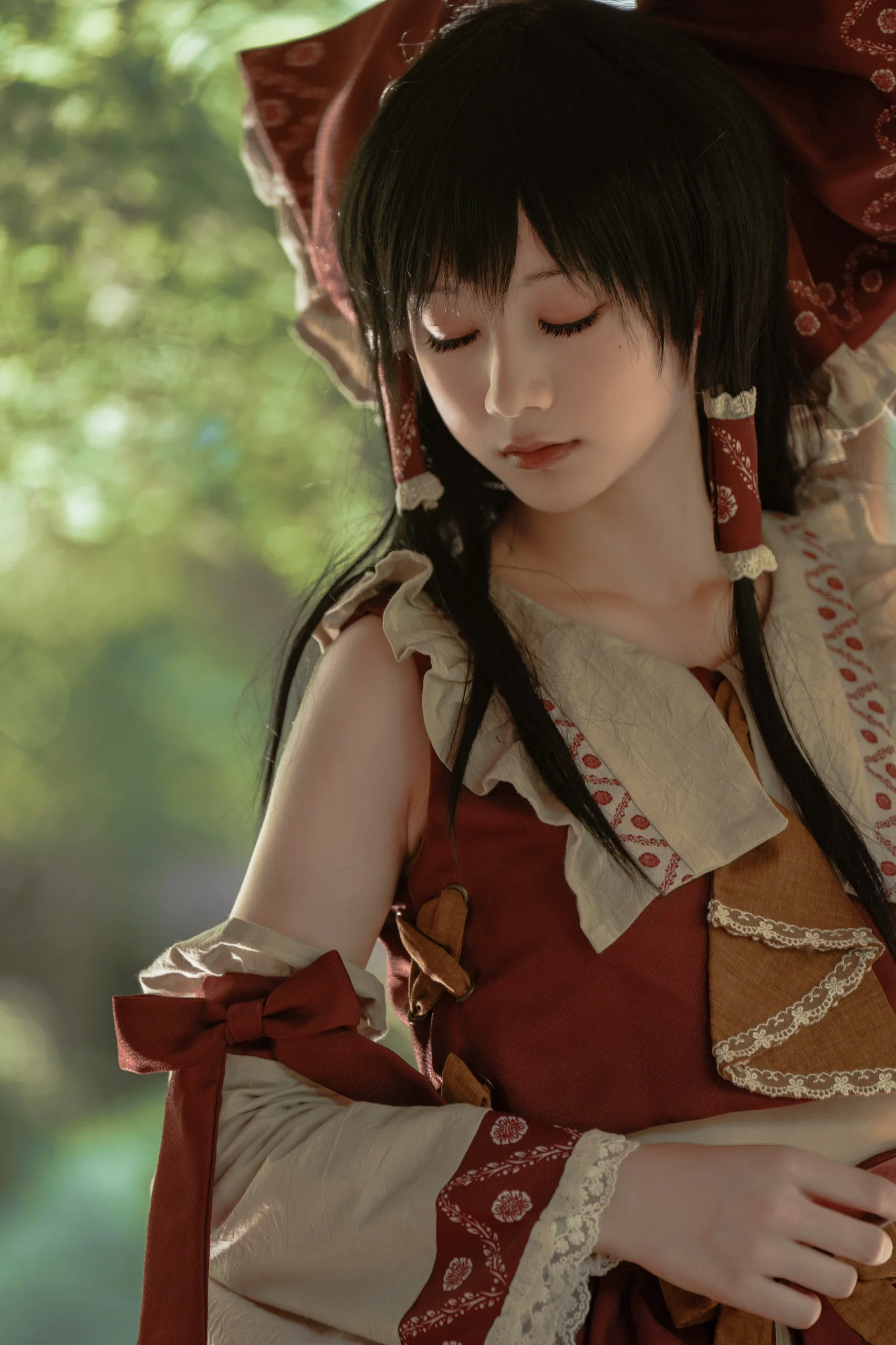 【博丽灵梦cos】东方Project，柴又帝释天的午后忧郁 - 第 17 张