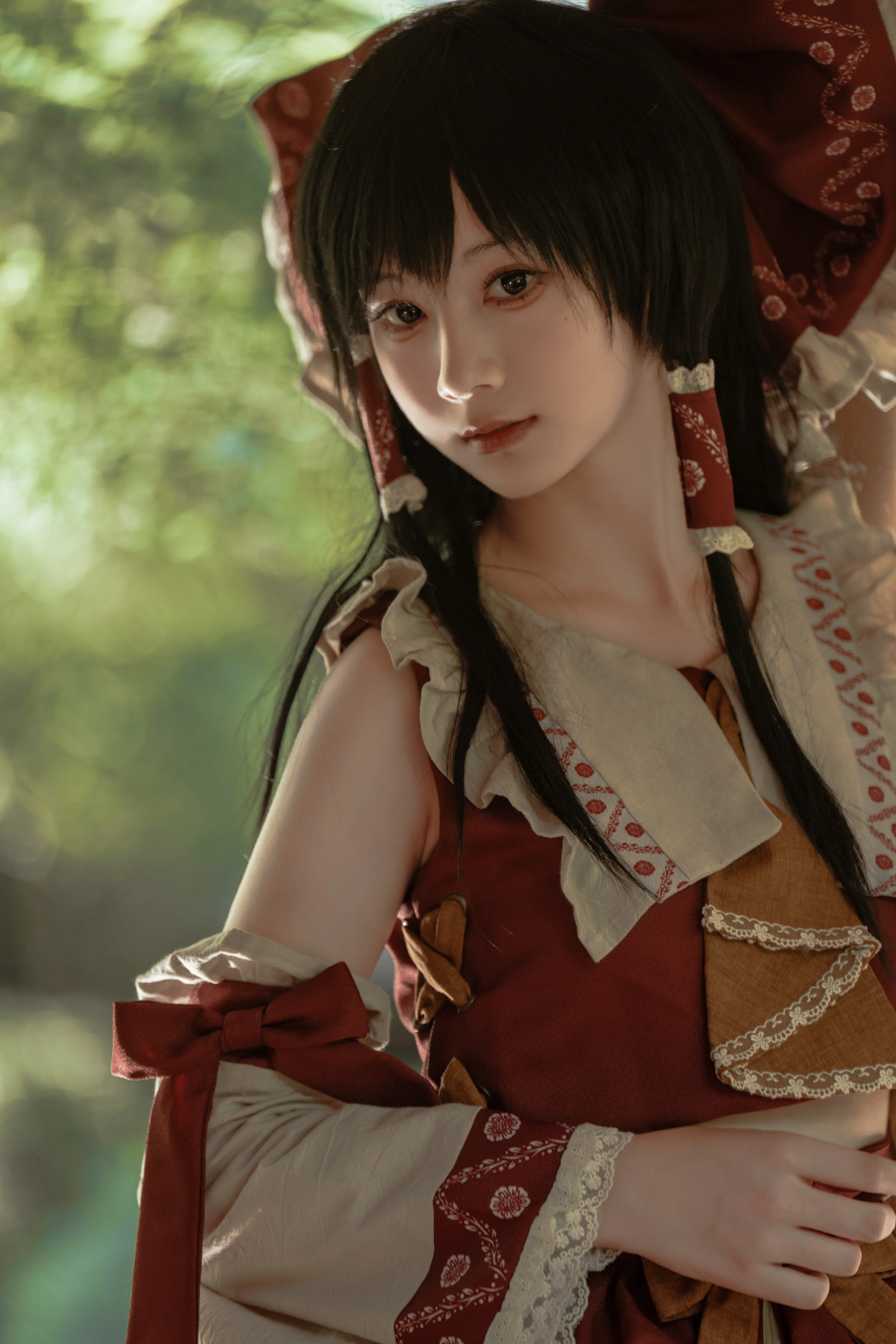 【博丽灵梦cos】东方Project，柴又帝释天的午后忧郁 - 第 18 张