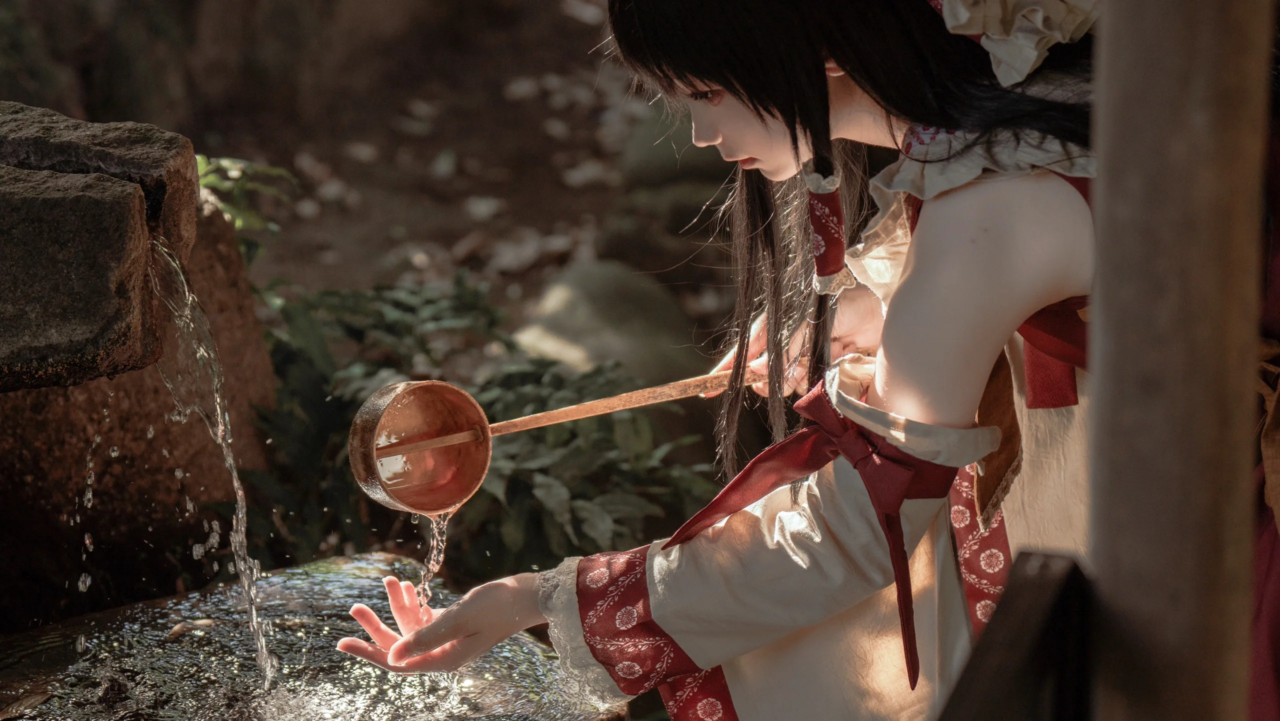 【博丽灵梦cos】东方Project，柴又帝释天的午后忧郁 - 第 9 张