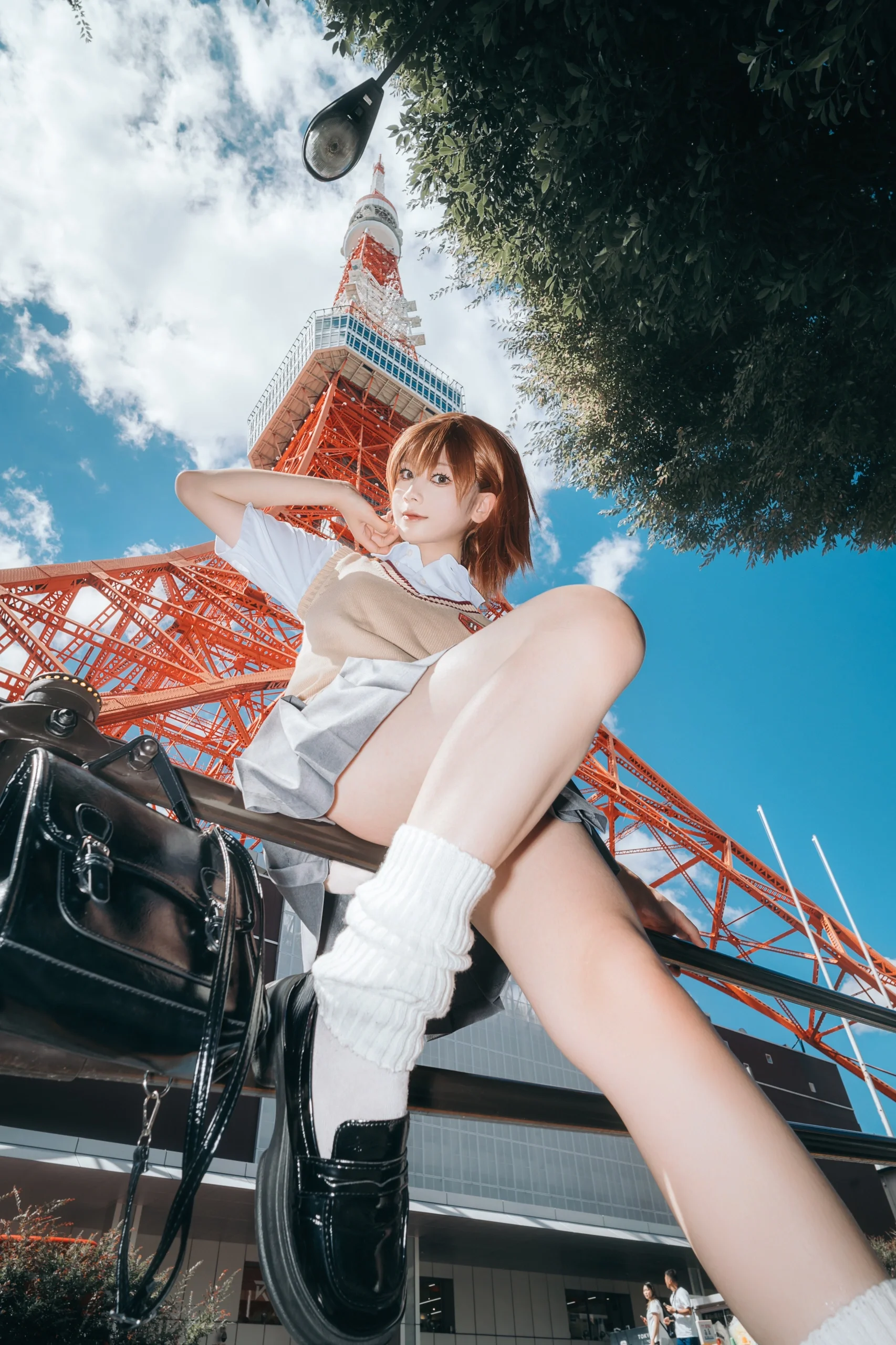 【御坂美琴cos】某科学的超电磁炮，风中的bilibili - 第 6 张