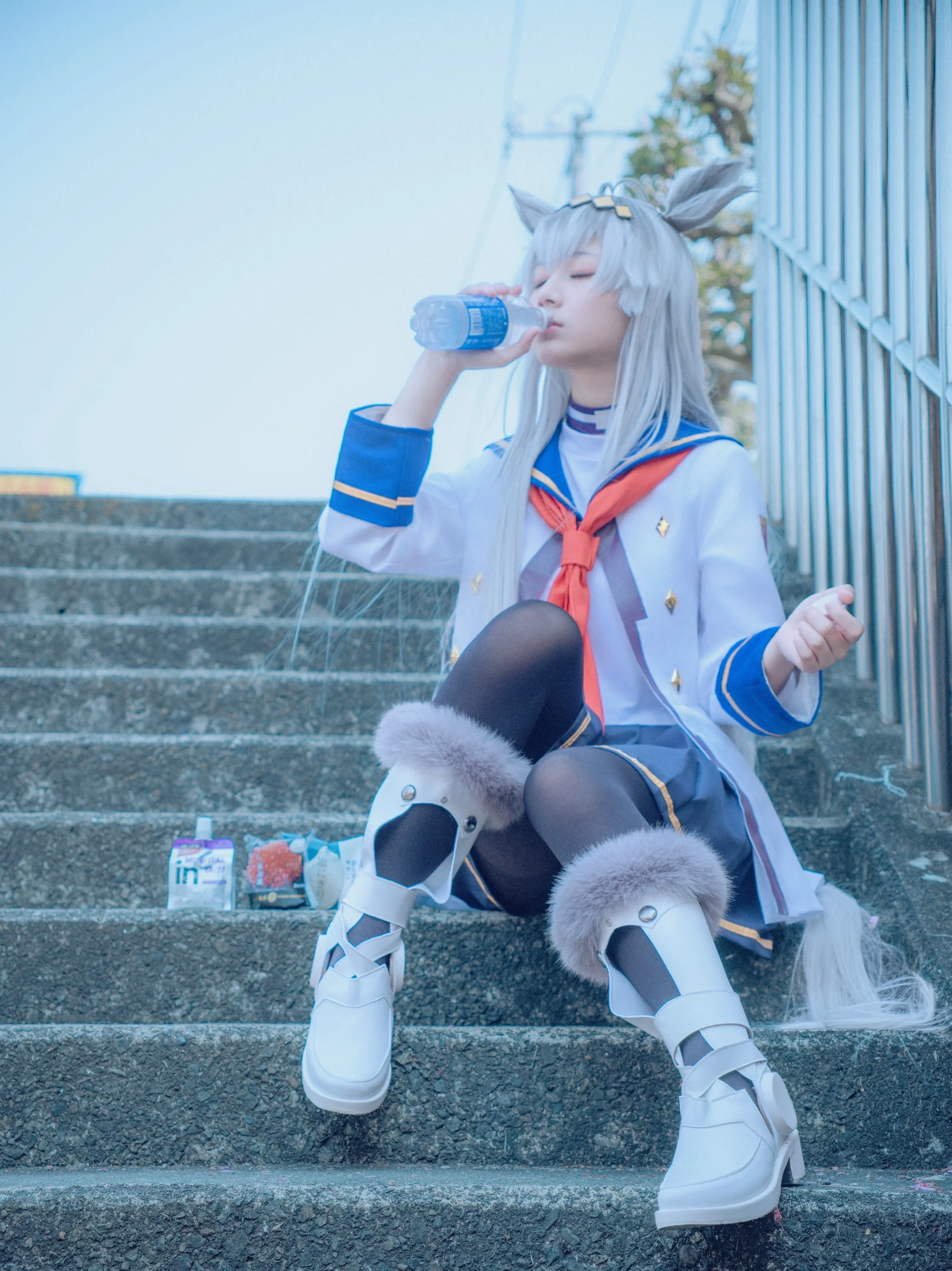 【小栗帽cos】赛马娘芦毛灰姑娘，春风里奔跑的身影就是幸运本身 - 第 10 张