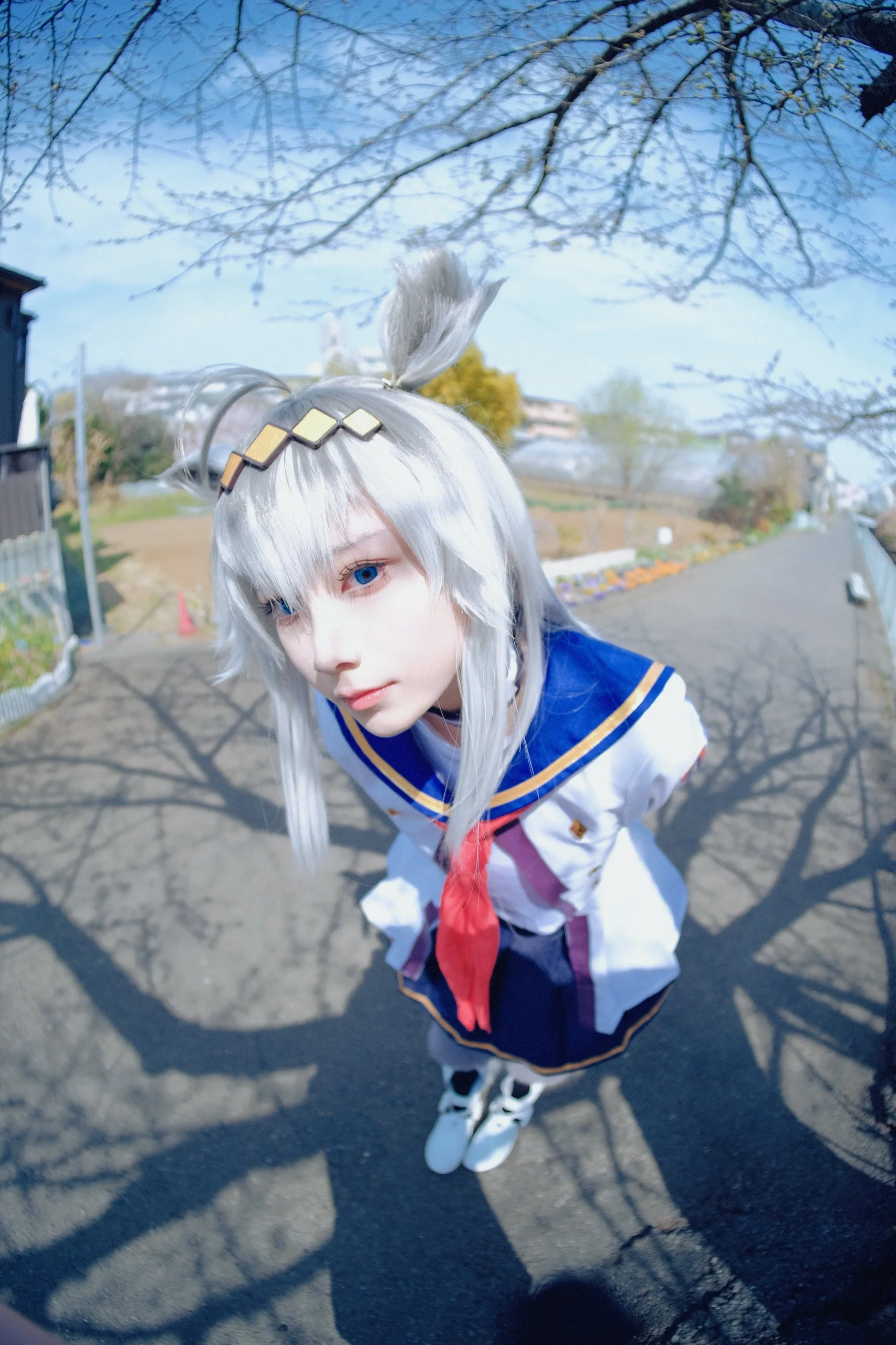 【小栗帽cos】赛马娘芦毛灰姑娘，春风里奔跑的身影就是幸运本身 - 第 2 张