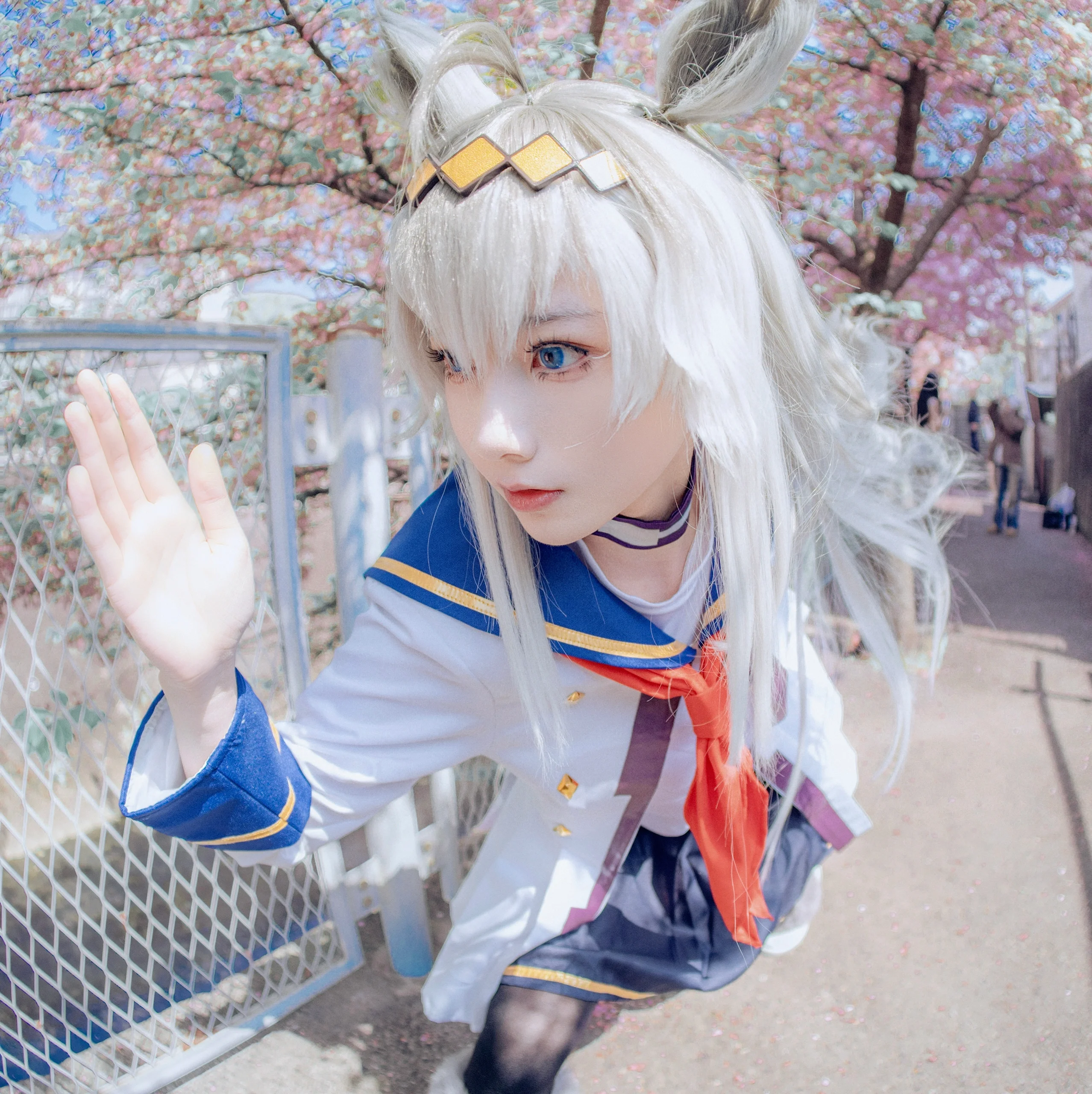 【小栗帽cos】赛马娘芦毛灰姑娘，春风里奔跑的身影就是幸运本身 - 第 3 张