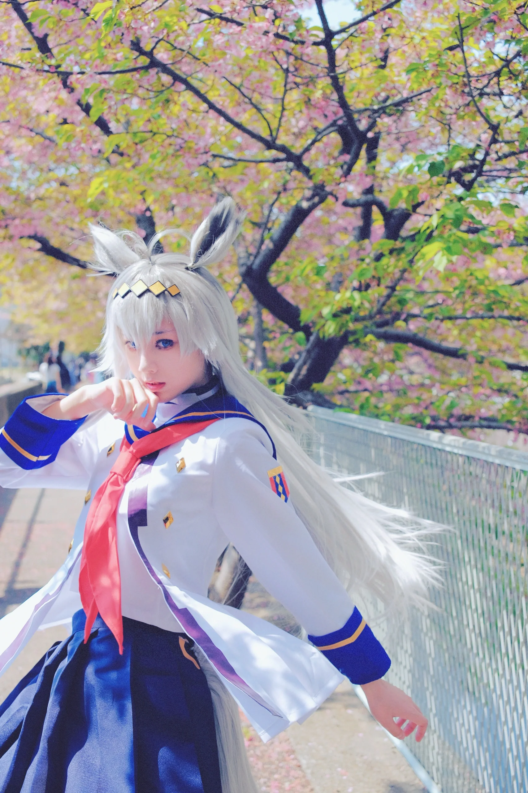 【小栗帽cos】赛马娘芦毛灰姑娘，春风里奔跑的身影就是幸运本身