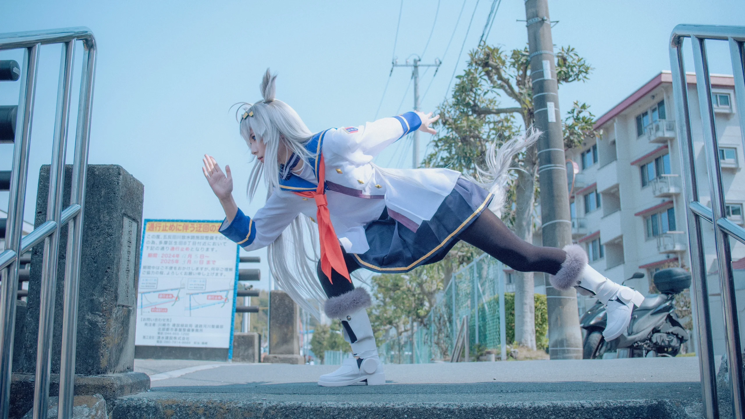 【小栗帽cos】赛马娘芦毛灰姑娘，春风里奔跑的身影就是幸运本身 - 第 8 张