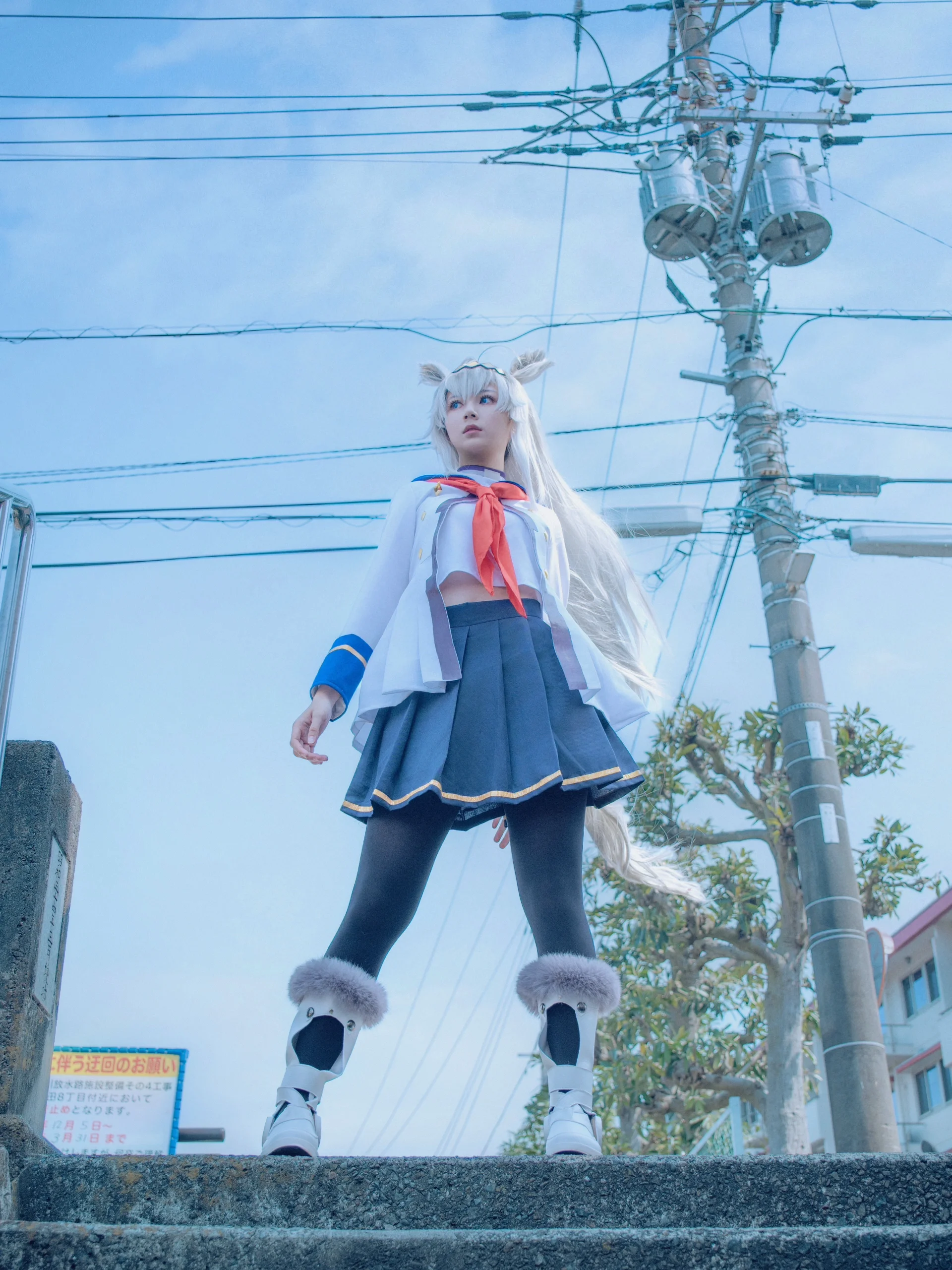 【小栗帽cos】赛马娘芦毛灰姑娘，春风里奔跑的身影就是幸运本身 - 第 9 张