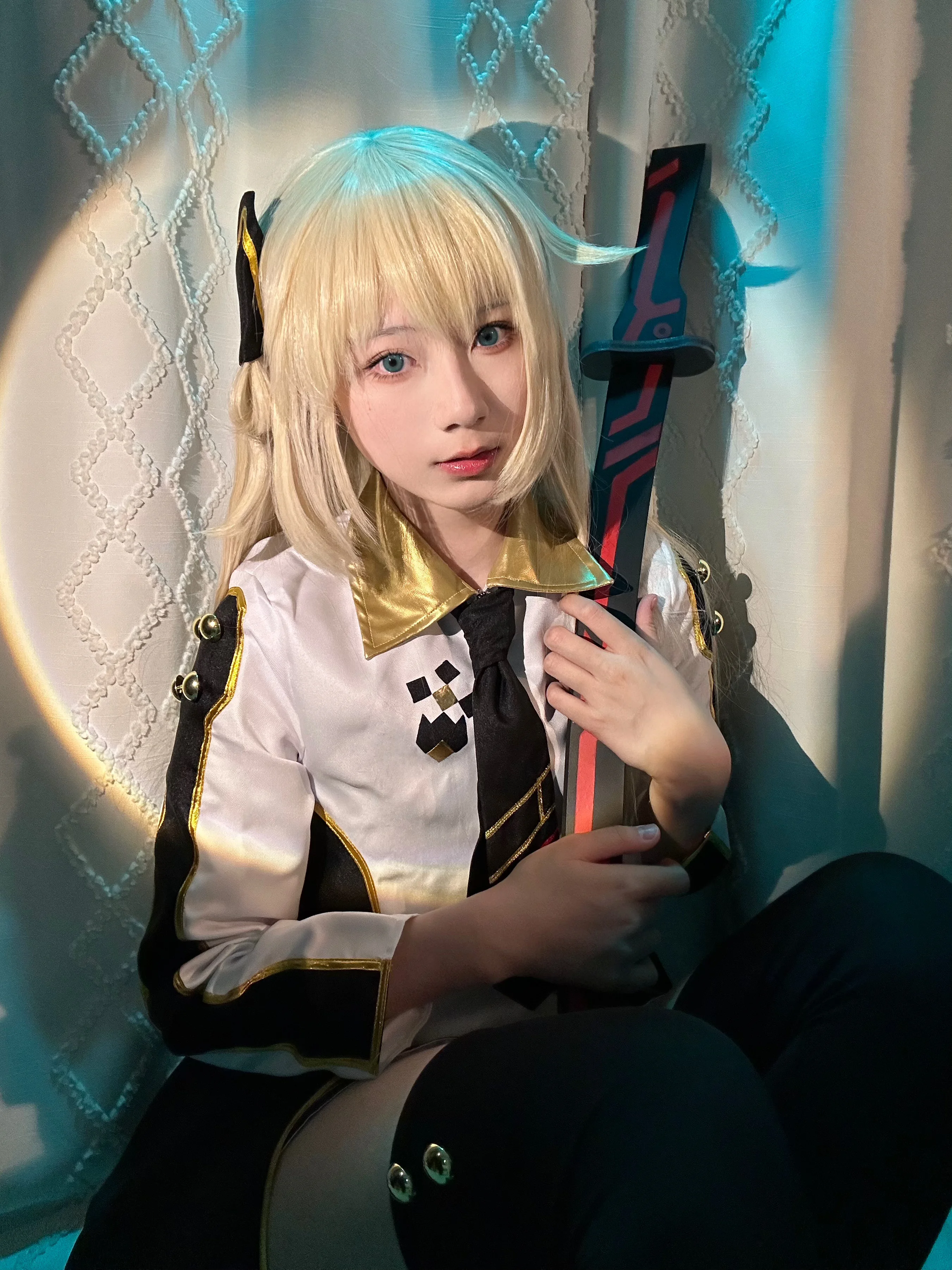 【閃刀姫－レイ コスプレ】冷暖の光と影に決闘者の真髄を宿して - 2 枚目