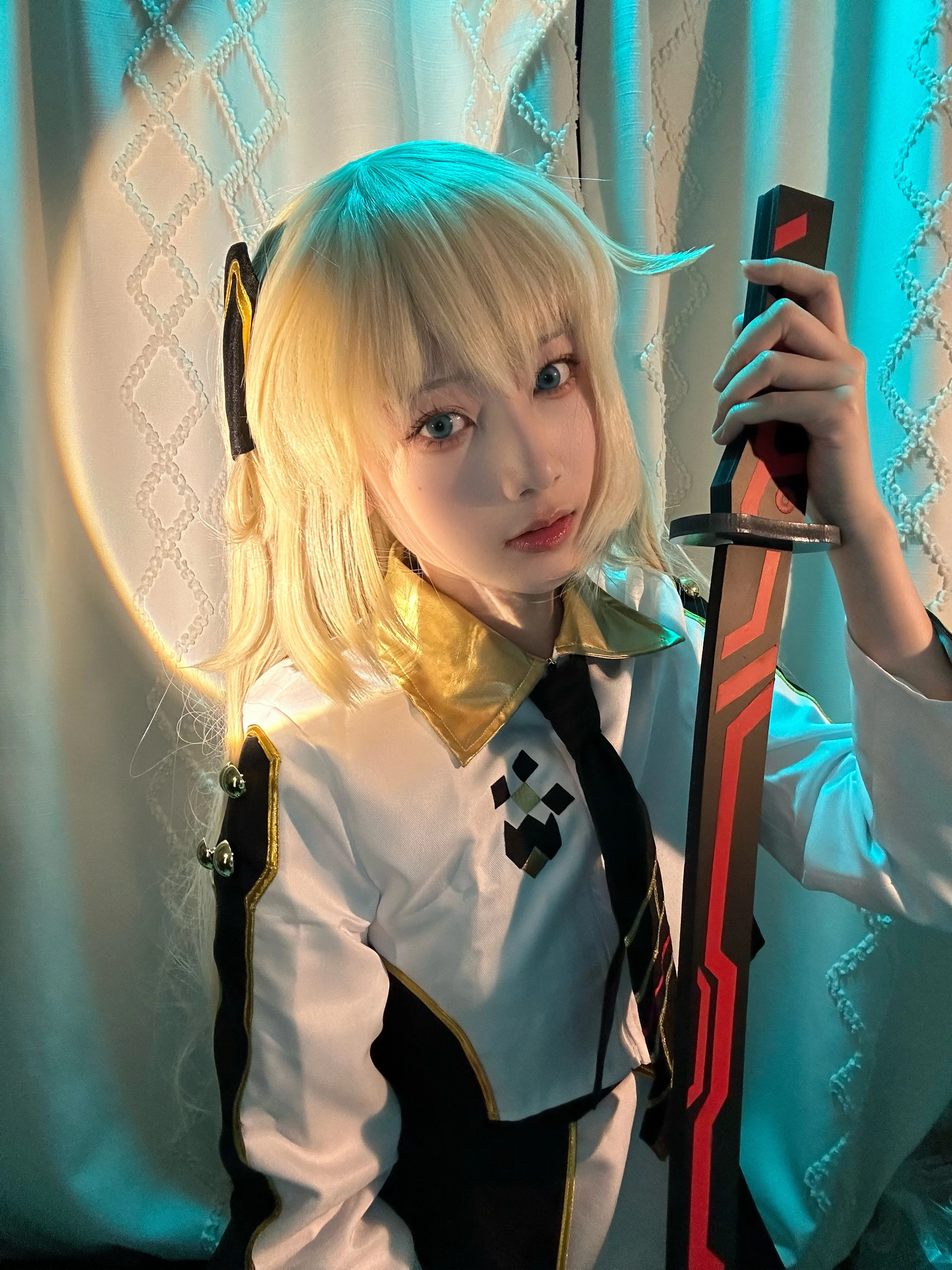 【閃刀姫－レイ コスプレ】冷暖の光と影に決闘者の真髄を宿して - 4 枚目