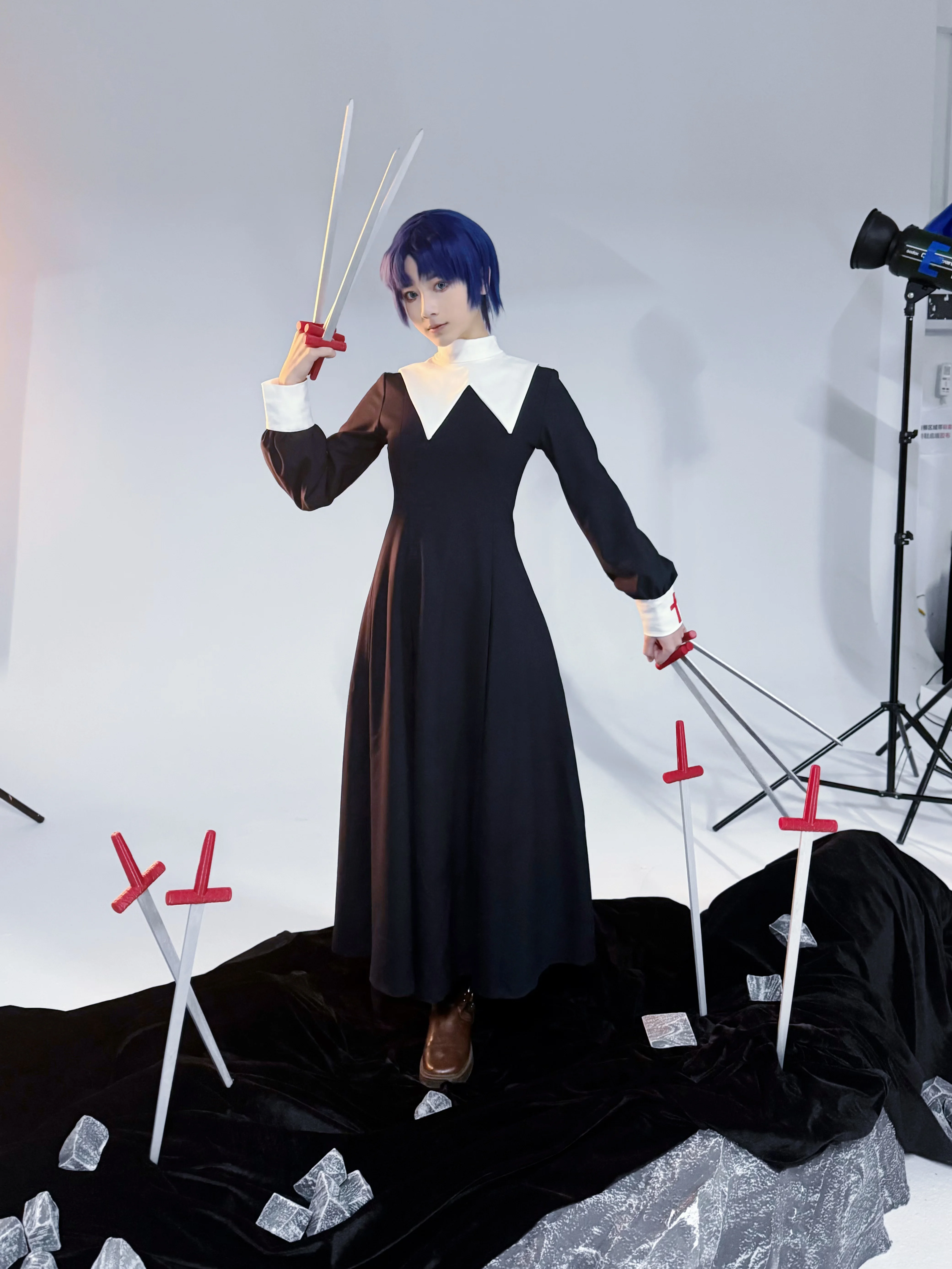 [Ciel cosplay] Tsukihime's Blue-haired upperclassman, Happy Birthday, as sky blue as you - Image 1