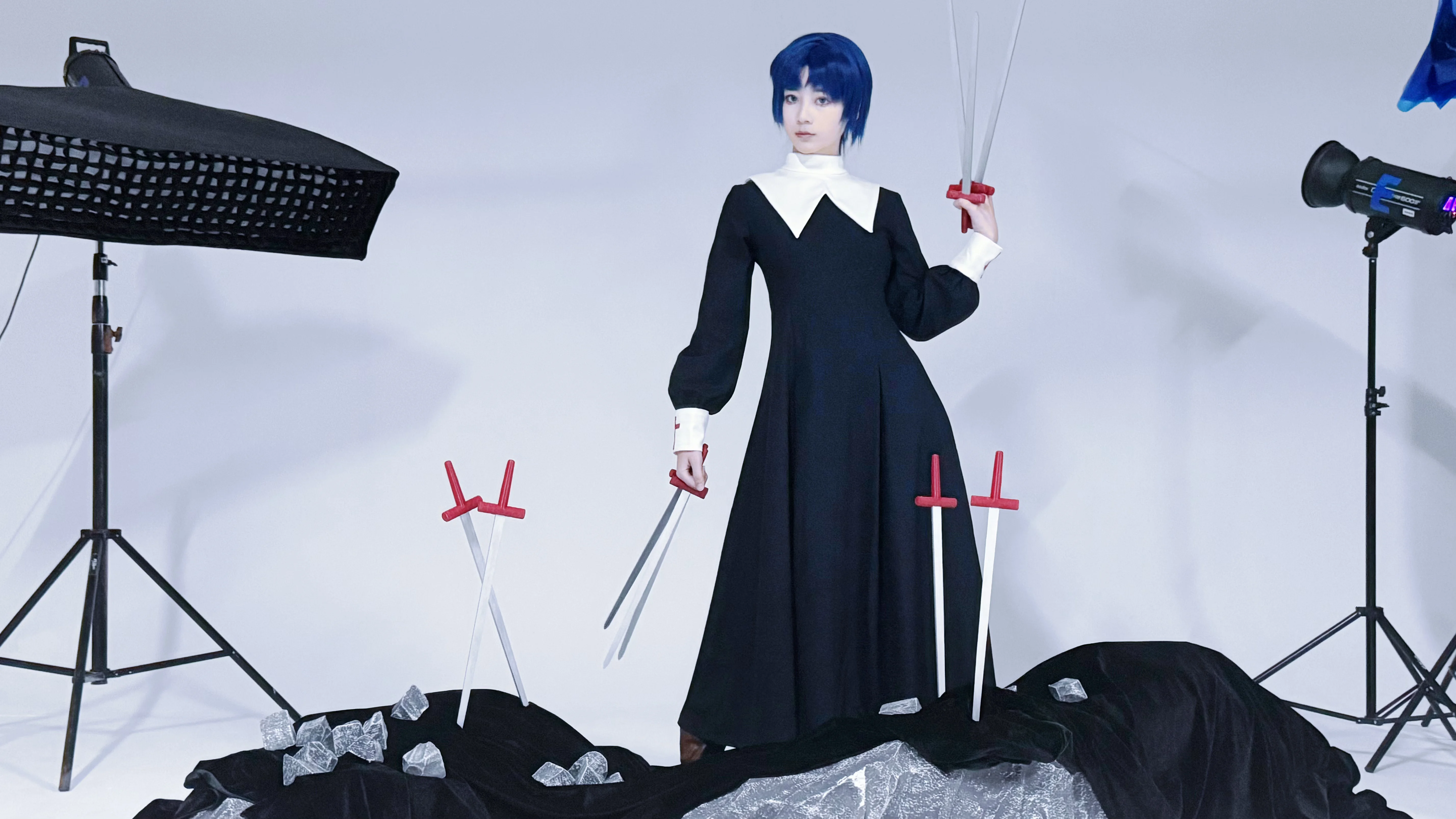 [Ciel cosplay] Tsukihime's Blue-haired upperclassman, Happy Birthday, as sky blue as you - Image 2
