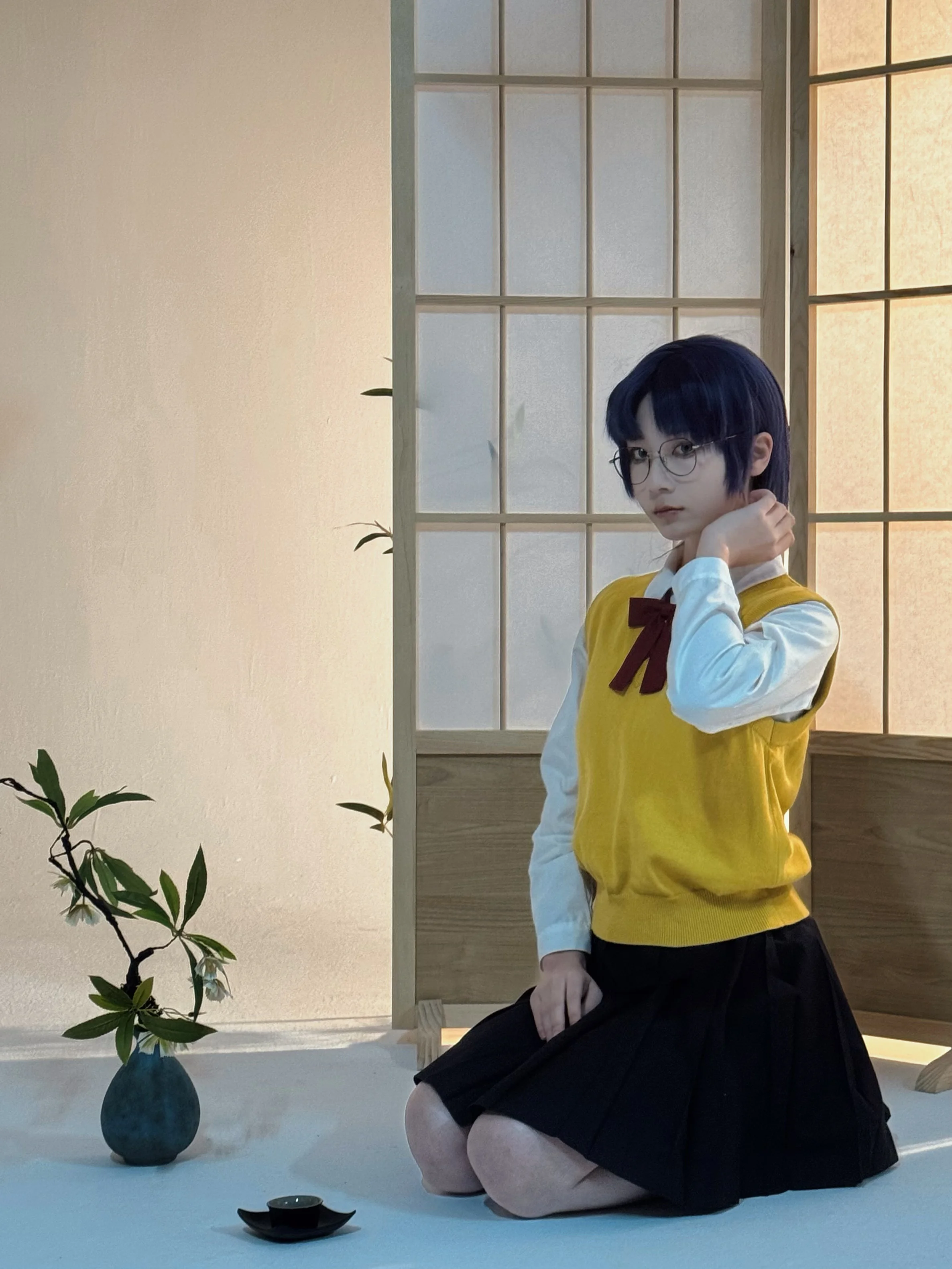 [Ciel cosplay] Tsukihime's Blue-haired upperclassman, Happy Birthday, as sky blue as you - Image 4